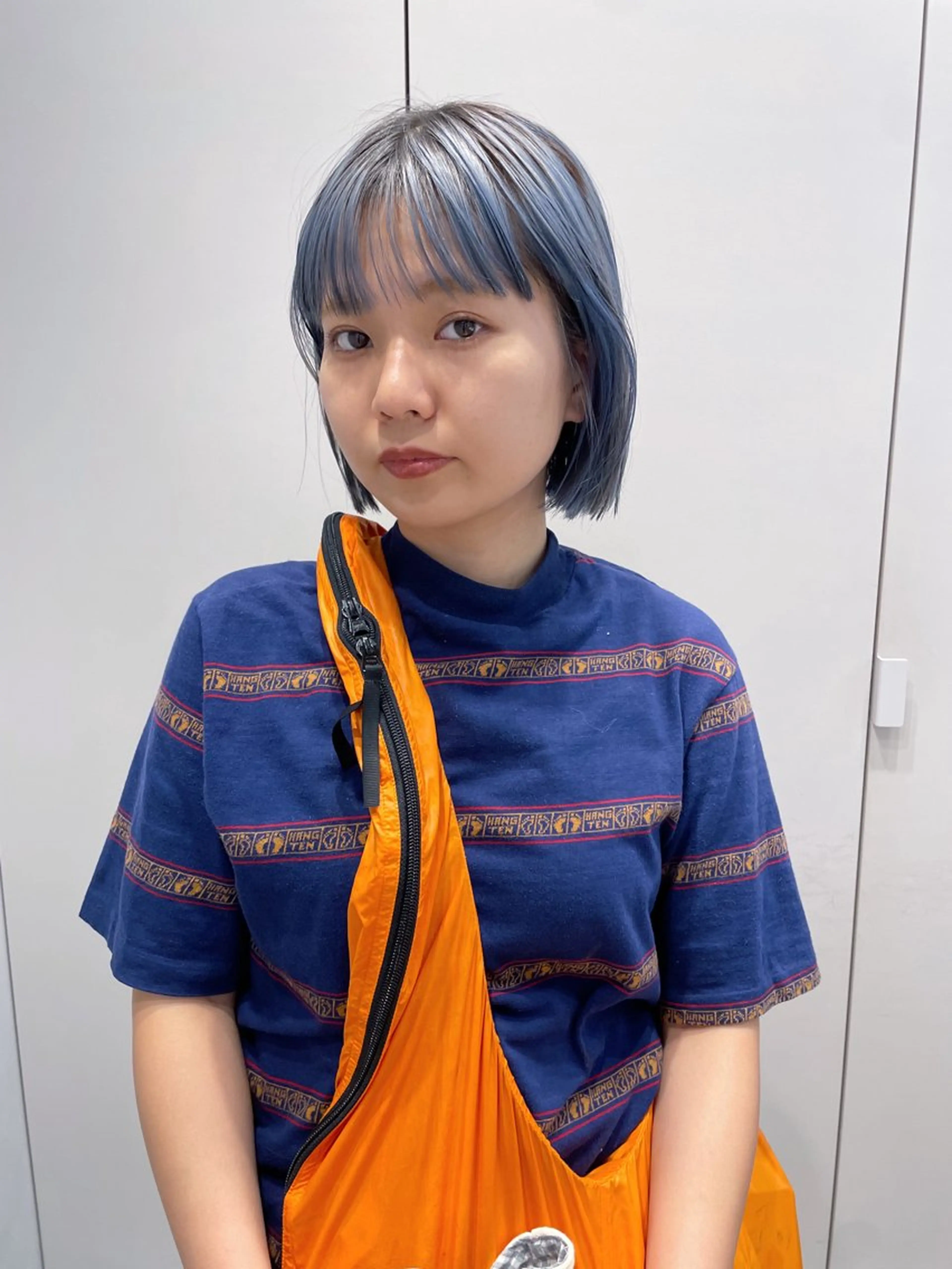 ミディアム カラー 青木 優歩のヘアスタイル