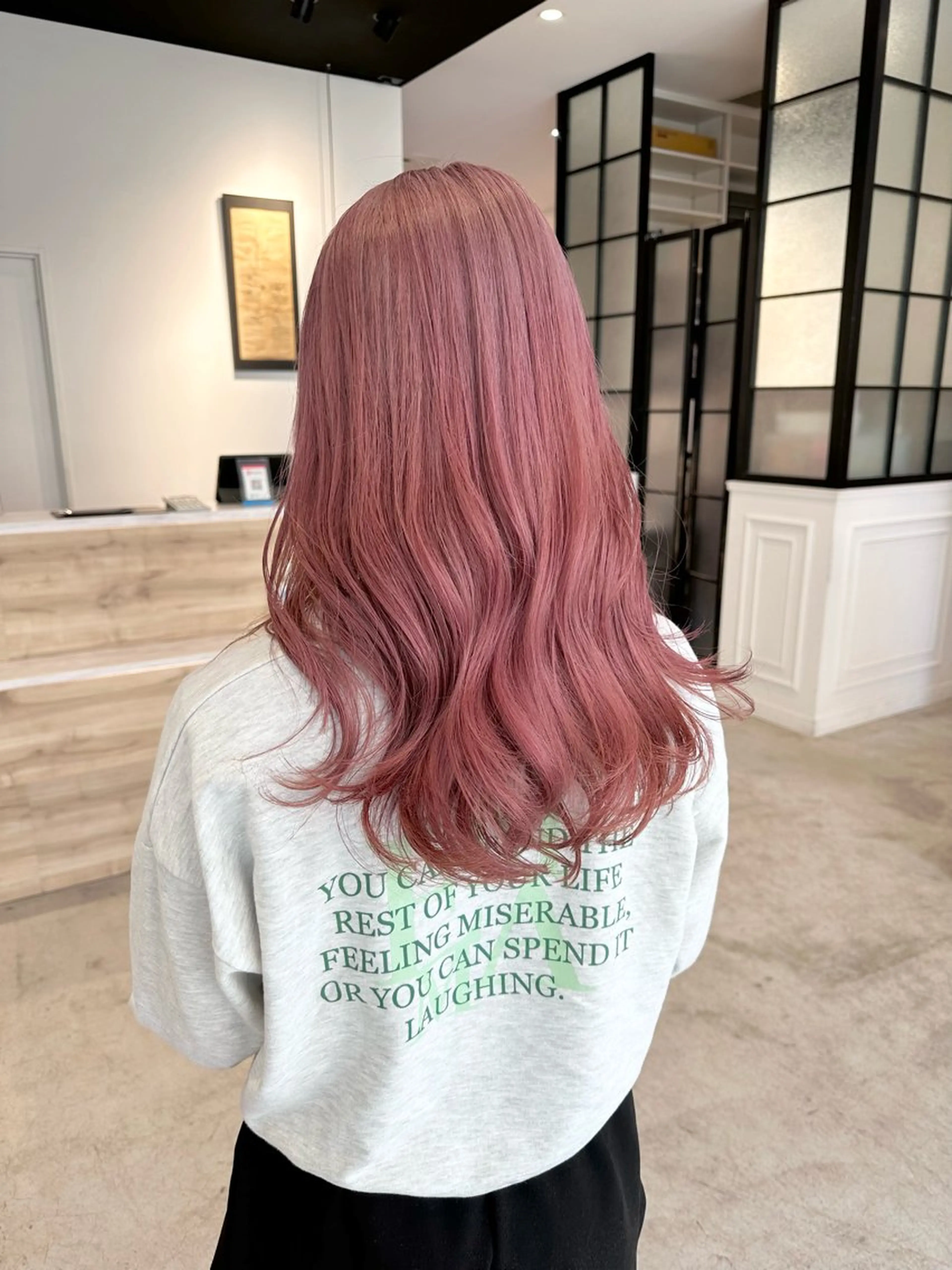 ロング カラー 森川 好羽のヘアスタイル