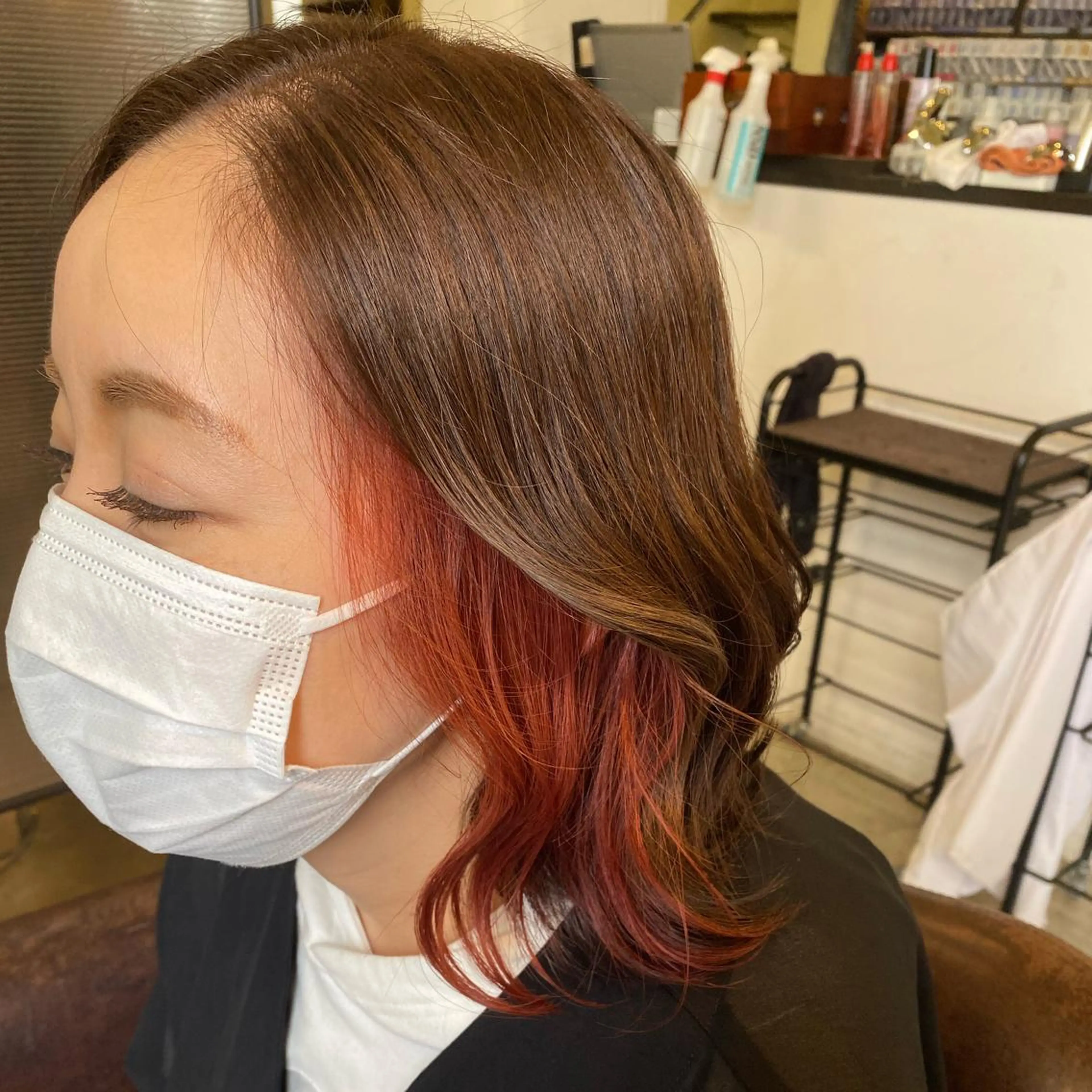 ミディアム ボブ Yoo-hoo佐野店所属・石川 信英のヘアスタイル