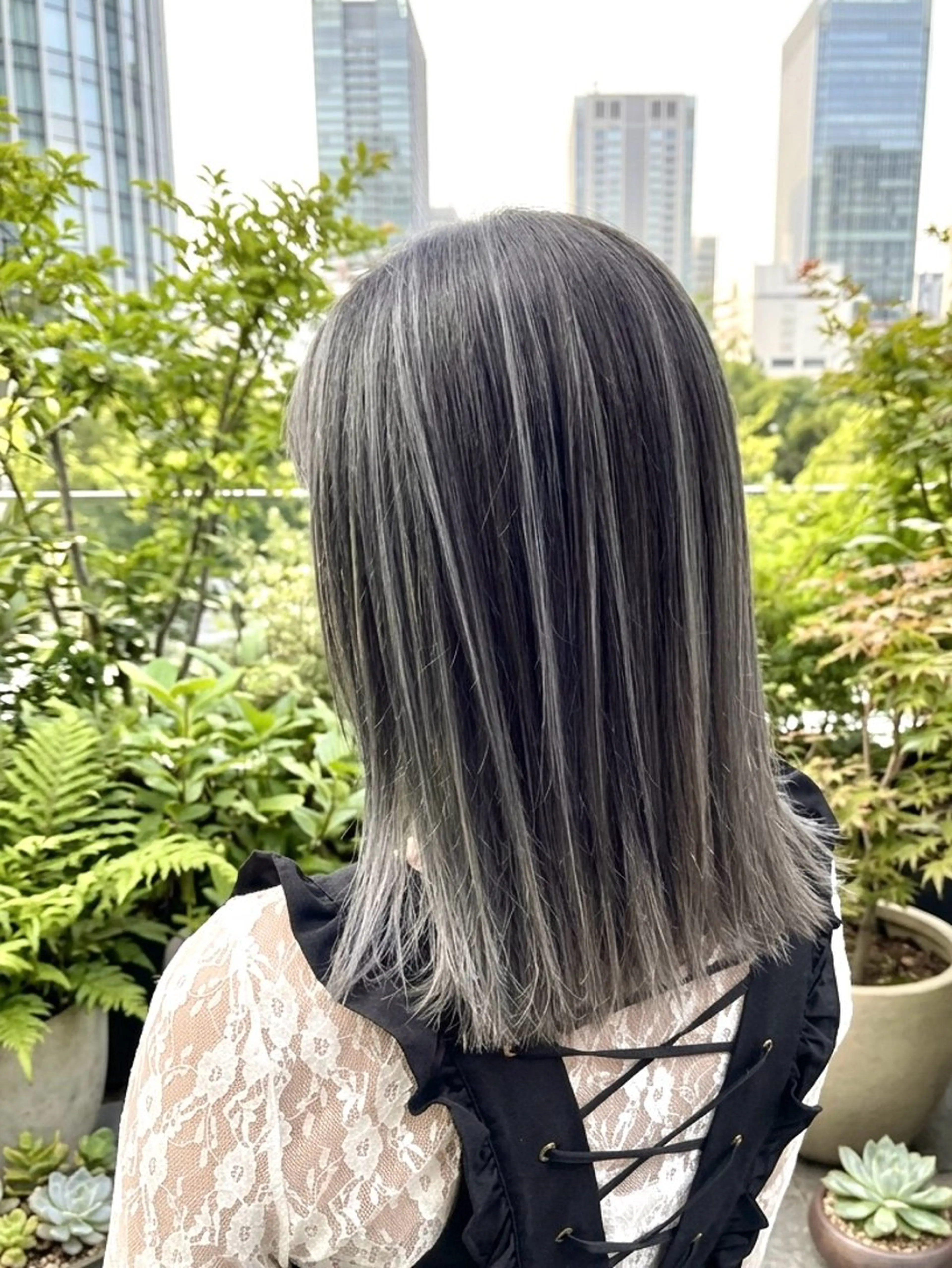 ミディアム カット ヘアカラー トリートメント ヘッドスパ 海外Style🌱 KOHEIのヘアスタイル