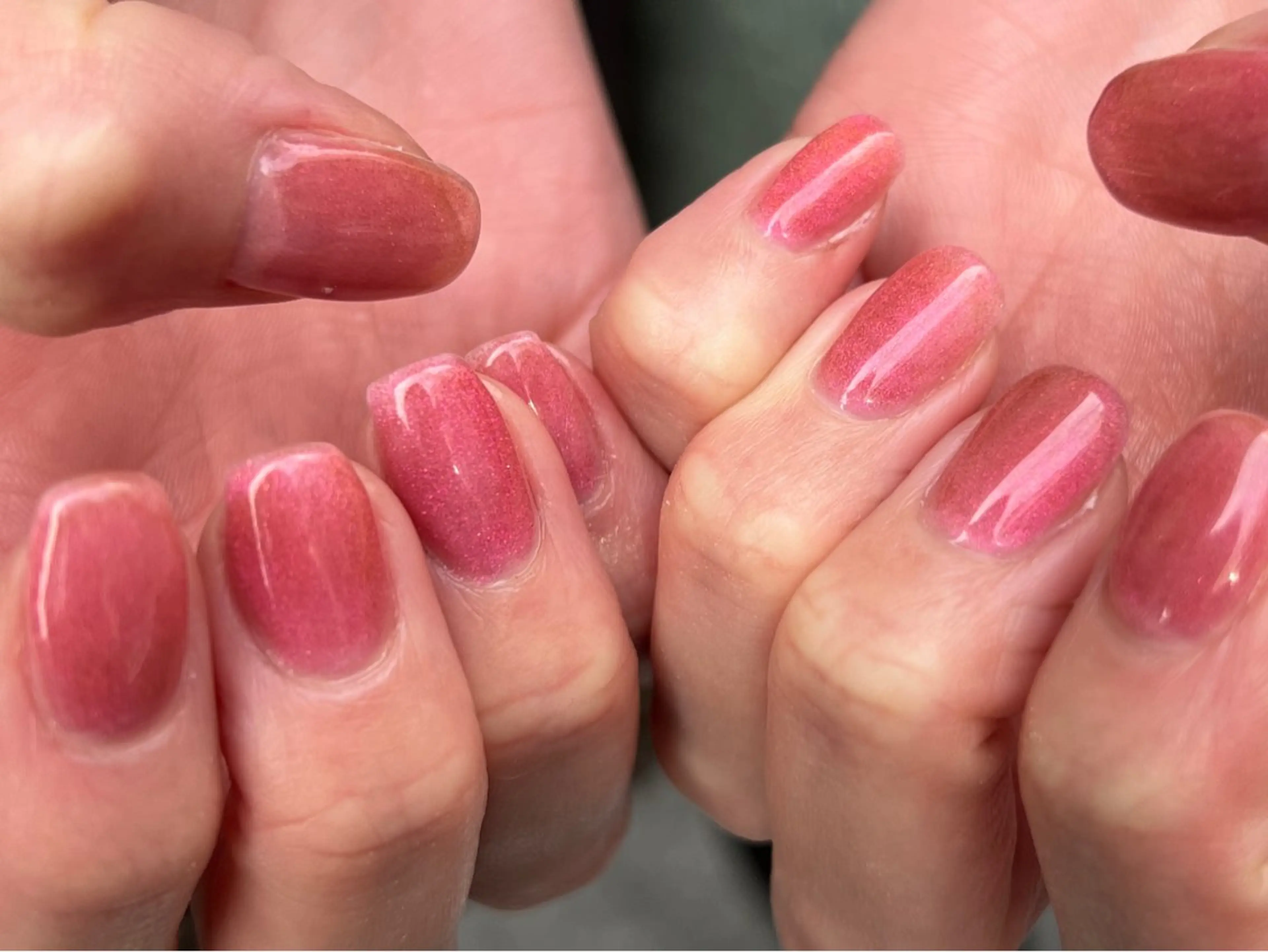 ネイル 桜ネイル ワンカラーネイル ハンドネイル 【池袋】nuts nail　なつみのネイルデザイン