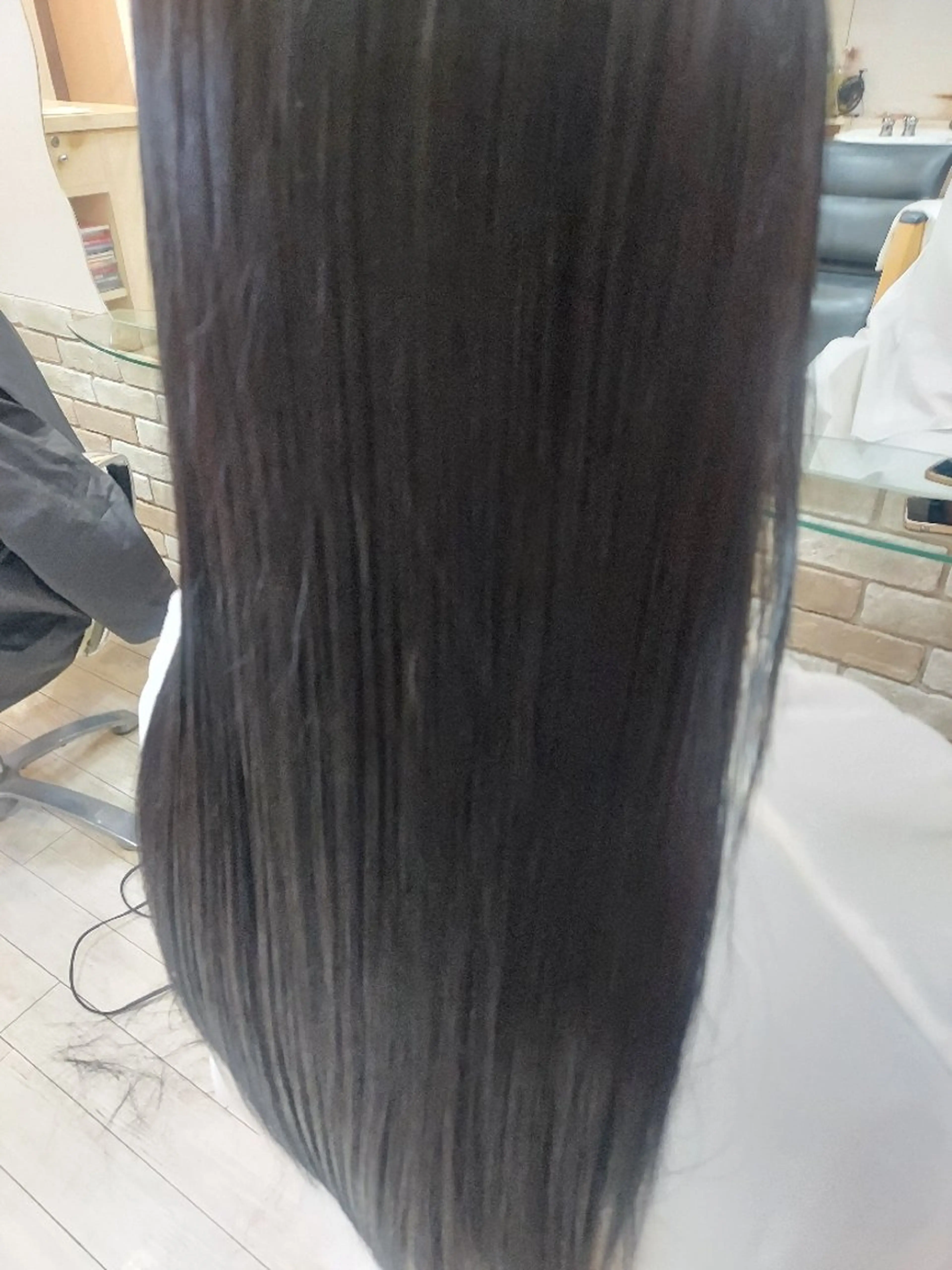 調節カット+髪質改善縮毛矯正+全体カラーの写真