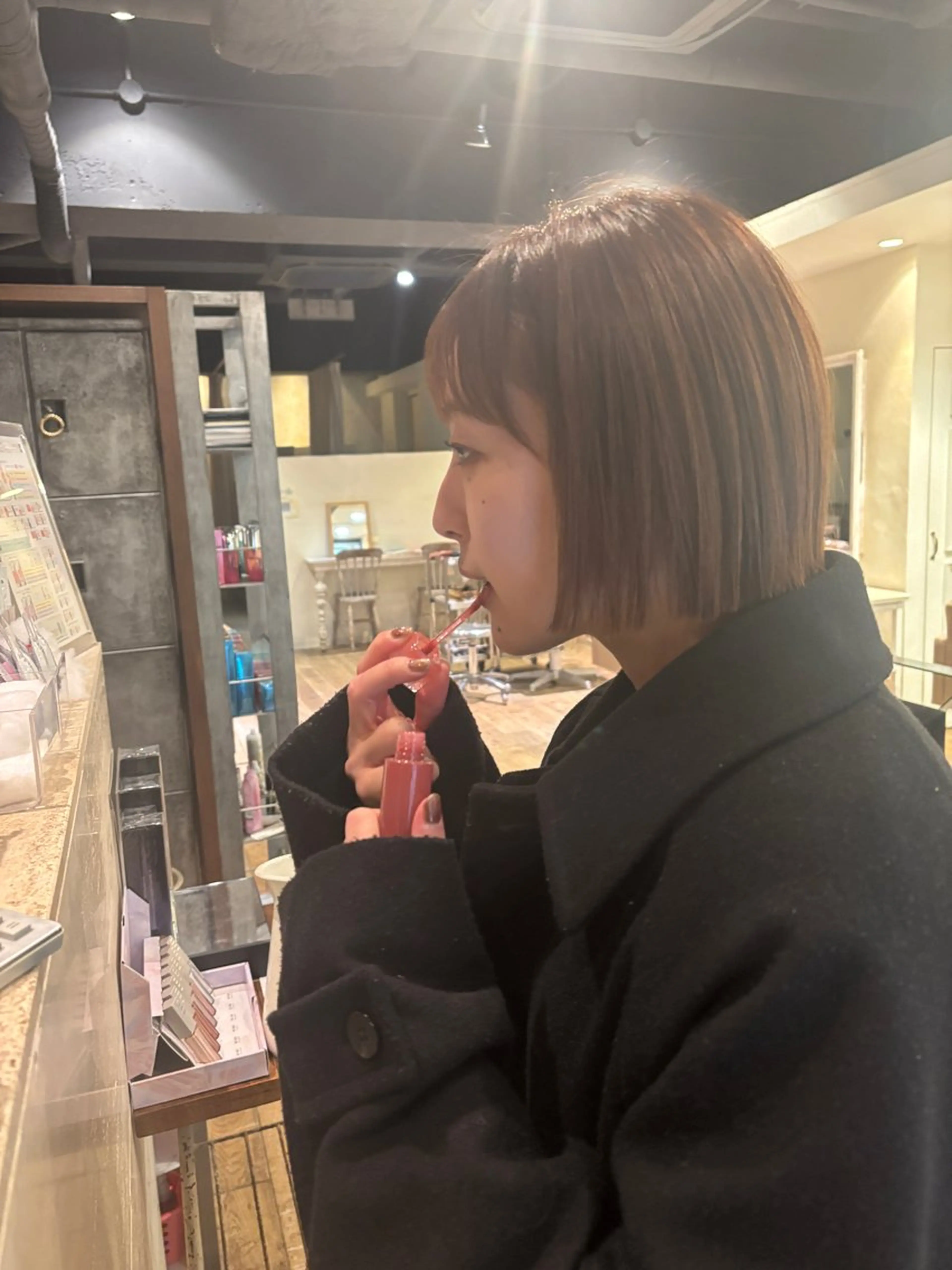 ショート ボブ カット トリートメント ボブ/レイヤー/ 梅田/天野川奈緒のヘアスタイル