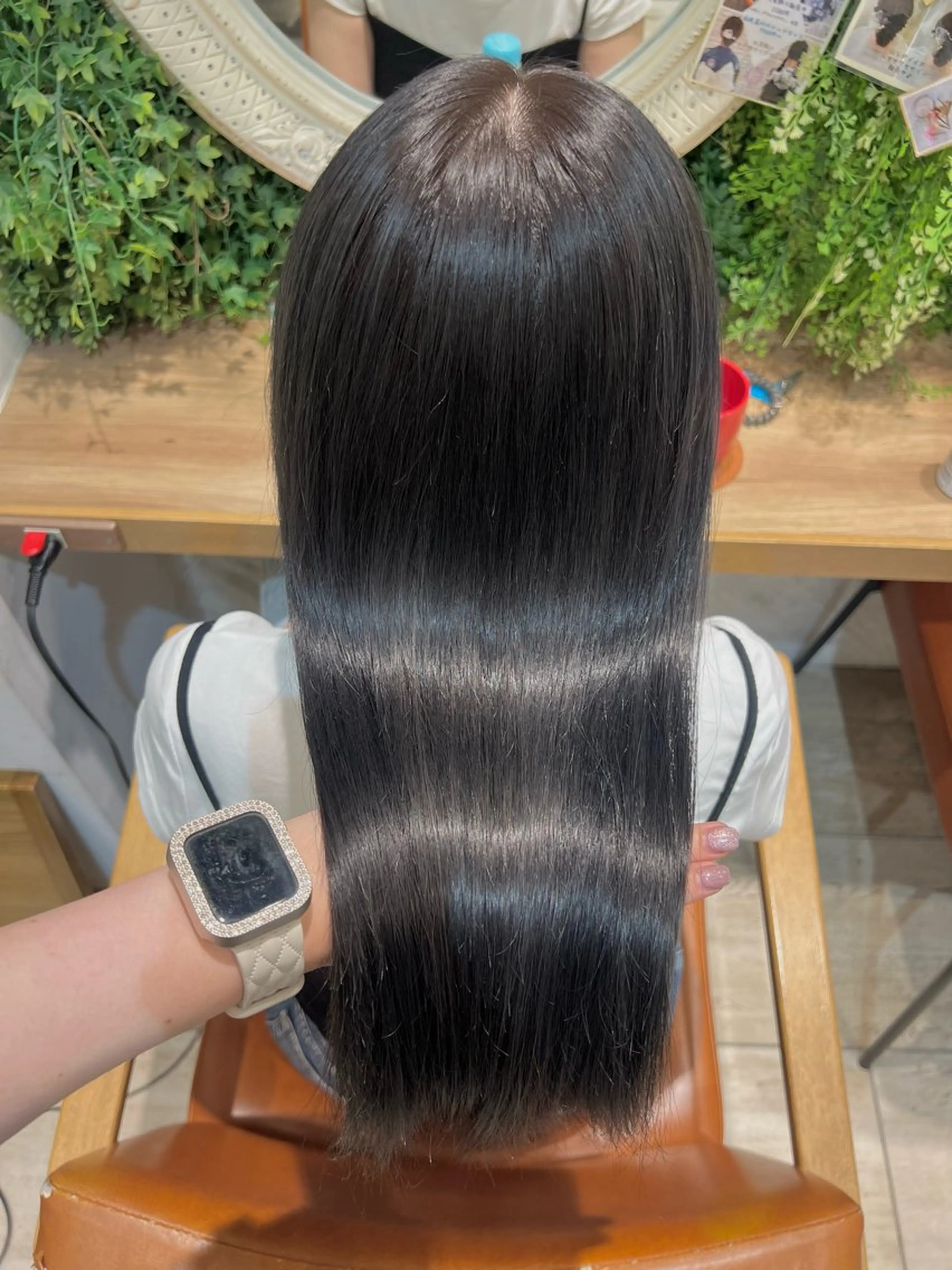 ロング ヘアカラー エクステ 髪質改善🫧艶カラー ✨エクステ🎀しゅりのヘアスタイル