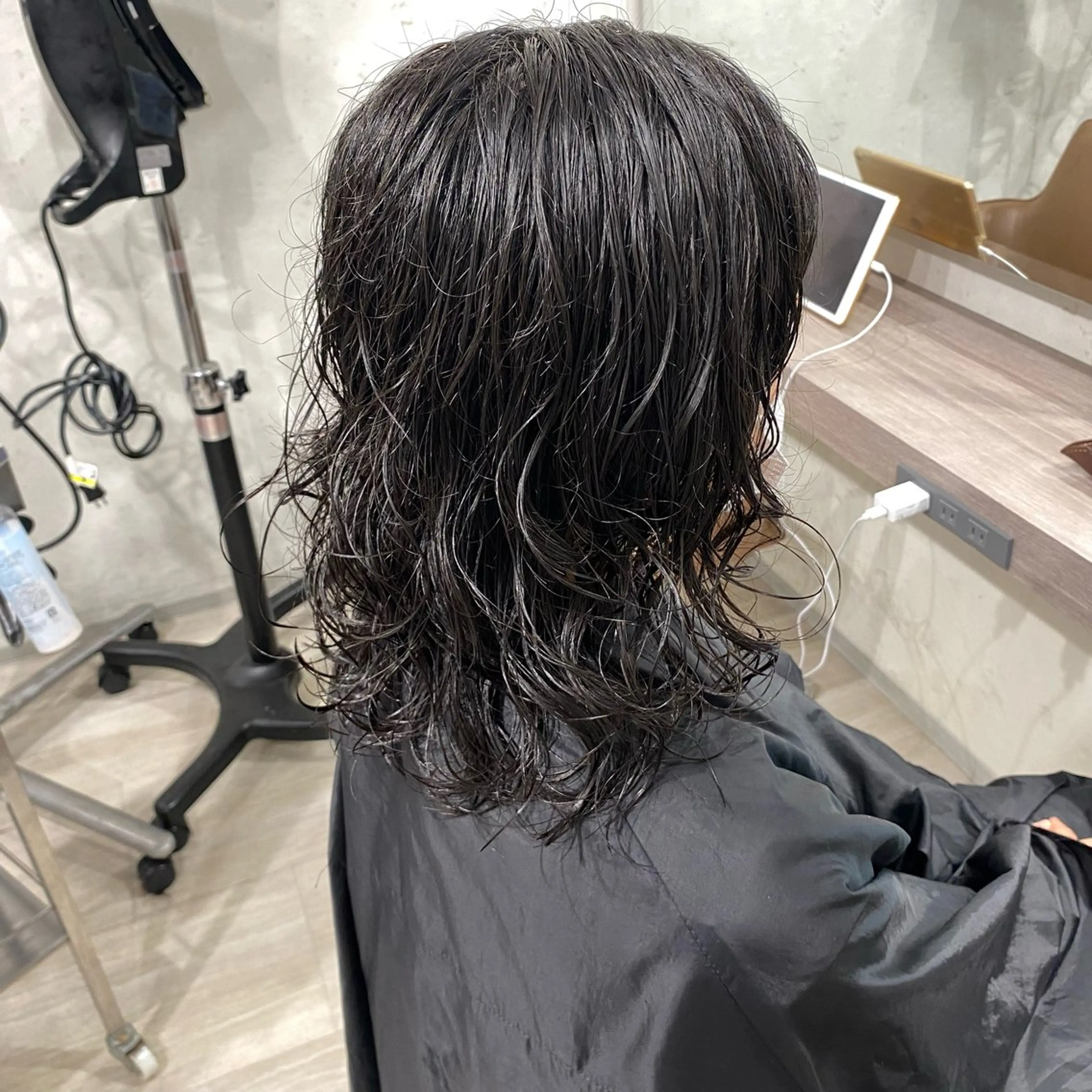 ミディアム パーマ nex the salon coall所属・🫧似合わせショート イシダ🫧のヘアスタイル