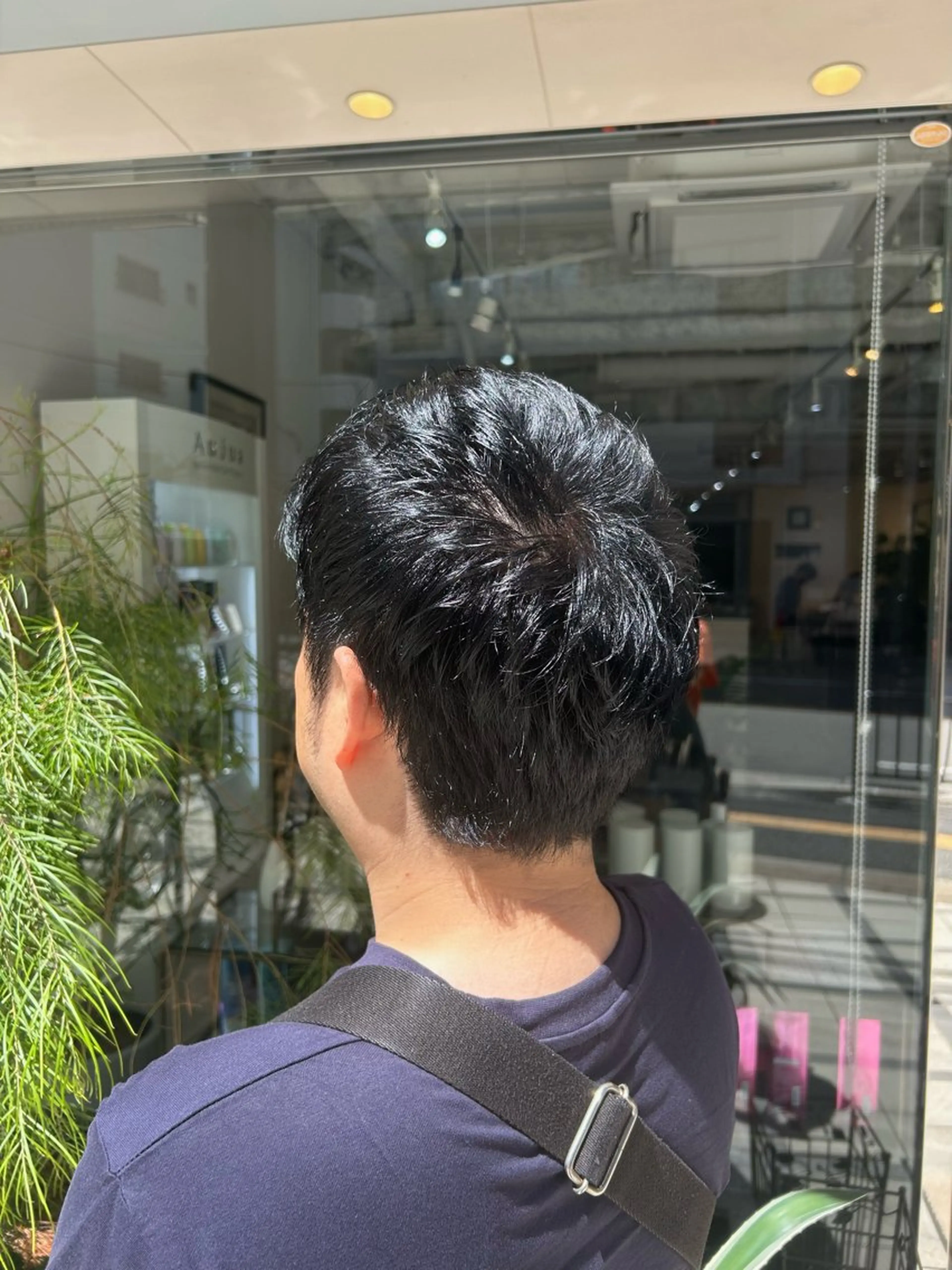 カラー 黒髪 ブラウンカラー 西村 優那のヘアスタイル