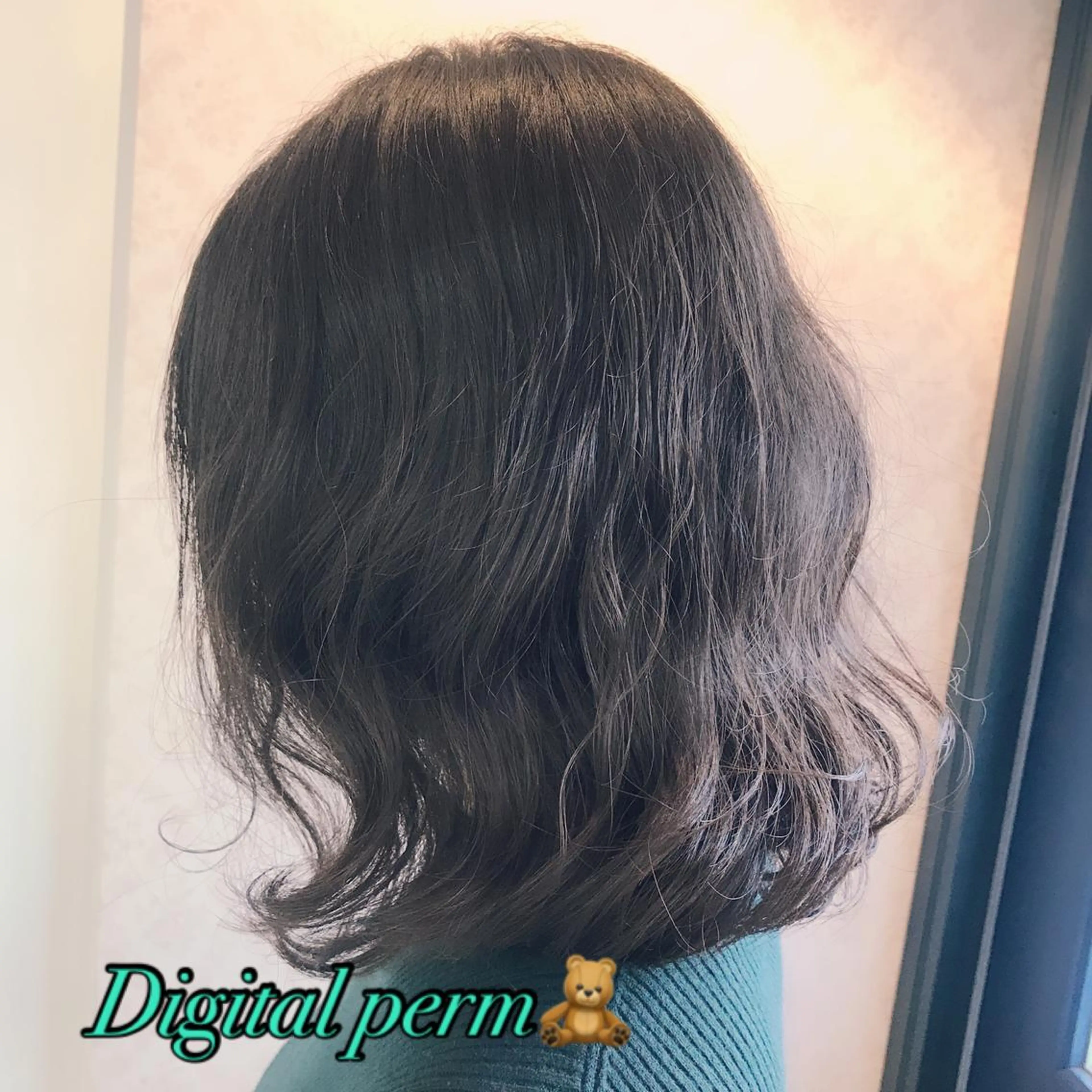 ミディアム パーマ ミディアムパーマ ボブ デジタルパーマ Ｋ△Ｎ△♡かな ヘア&まつげのマツエク・マツパデザイン
