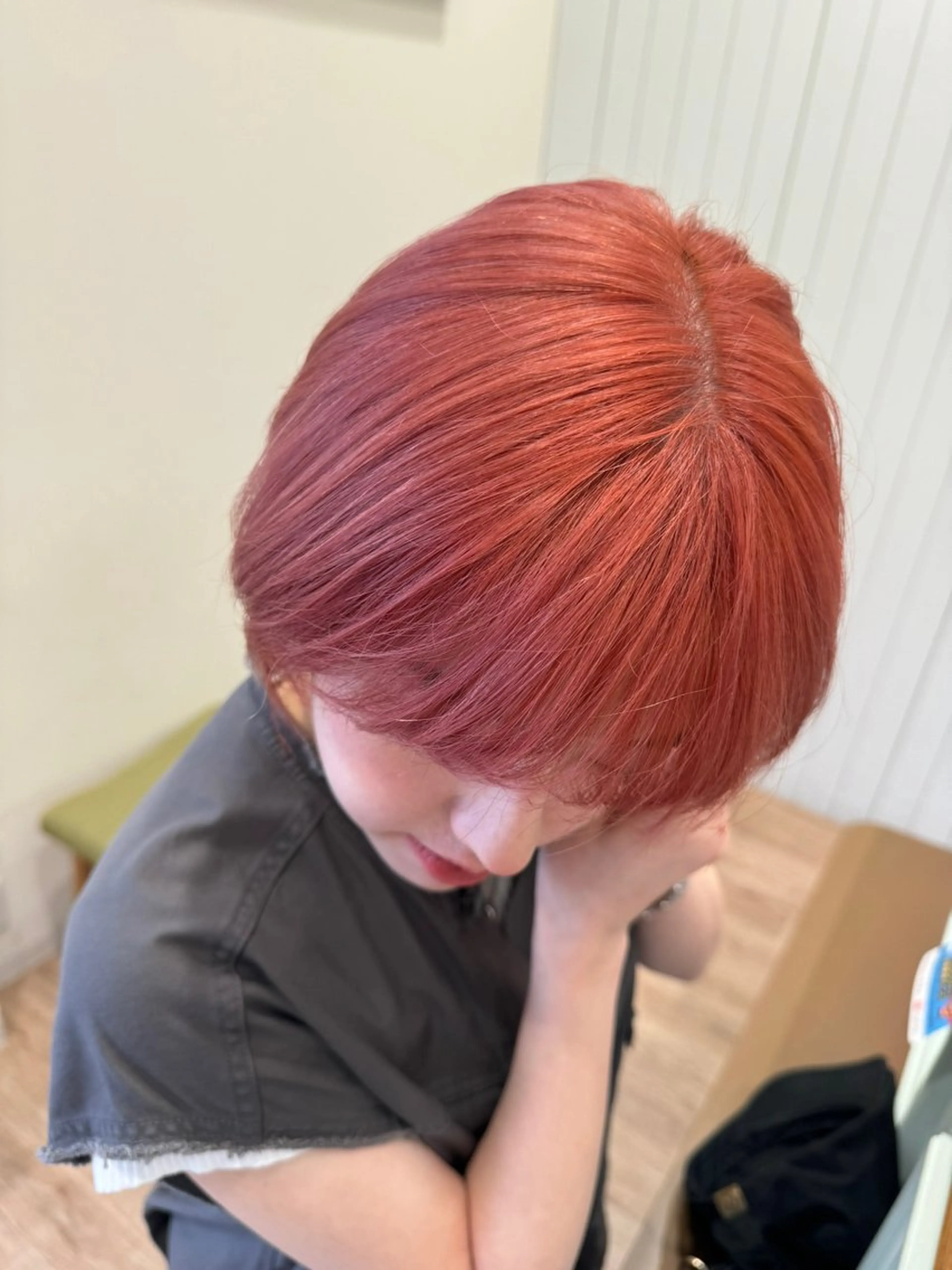 ショート カラー ヘアカラー メンズカット/ ブリーチ/かほのヘアスタイル