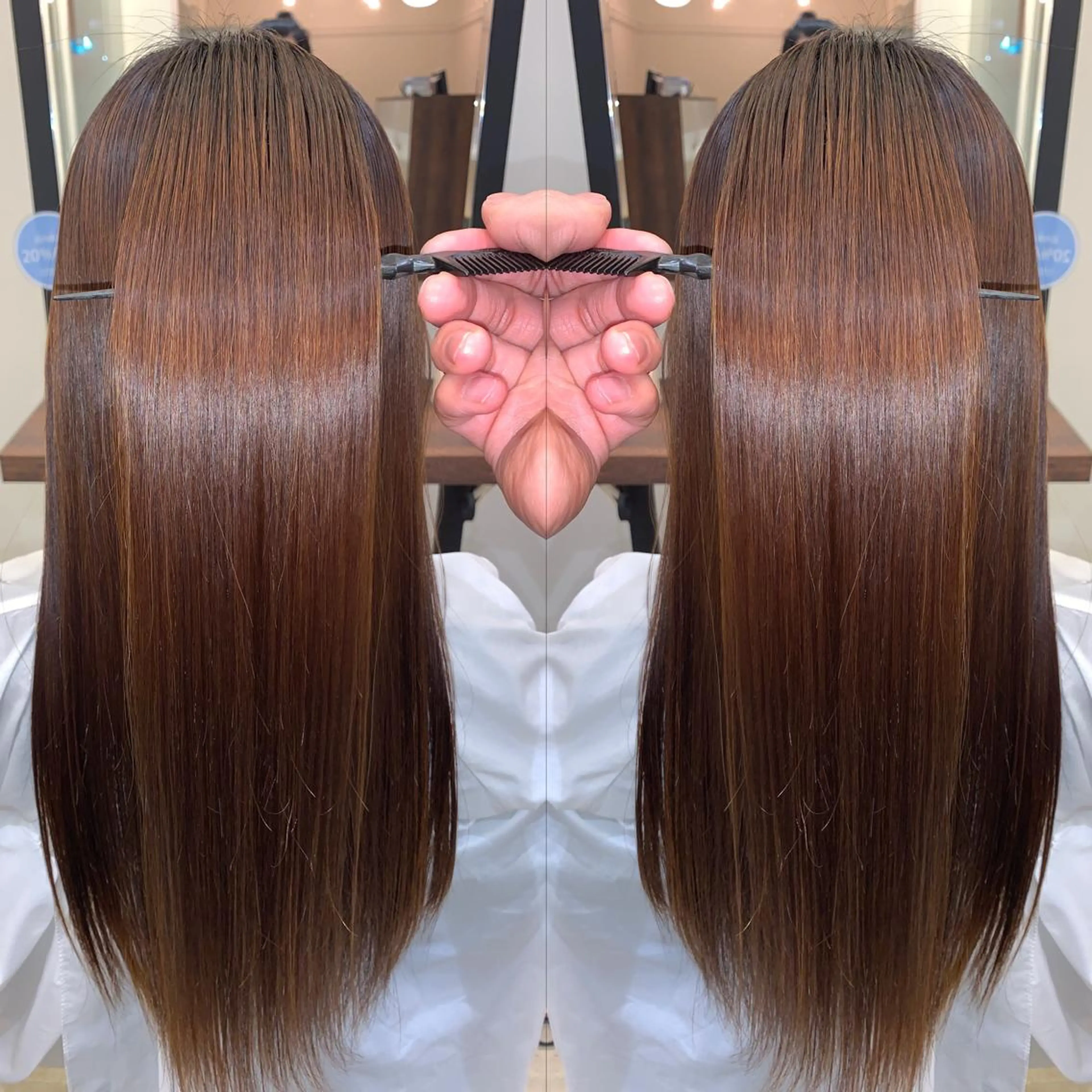 ロング パーマ カット ヘアカラー トリートメント 伊藤 裕貴のヘアスタイル