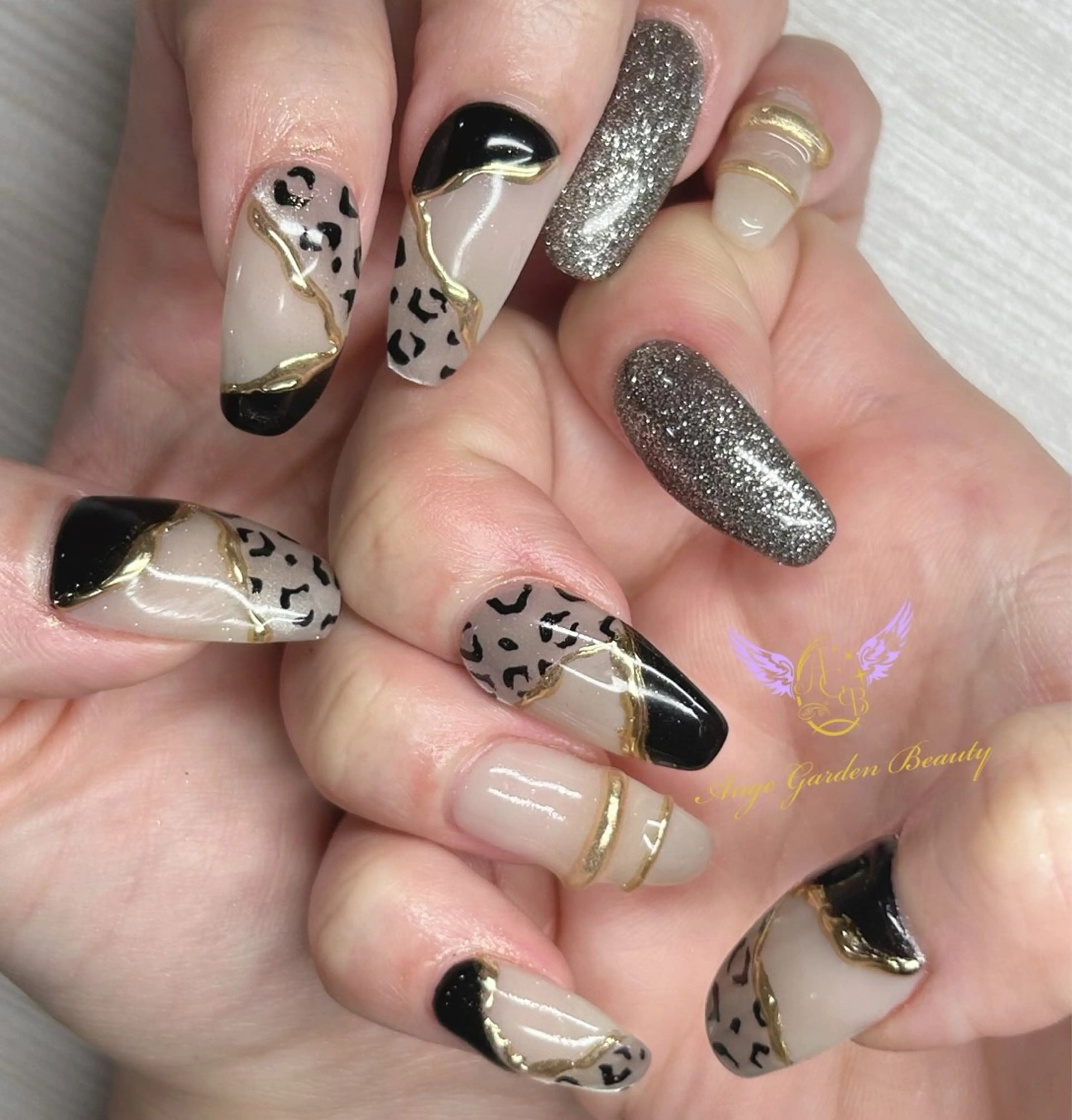 ネイル 持ち込み ハンドネイル AngeGarden Beautymihoのネイルデザイン