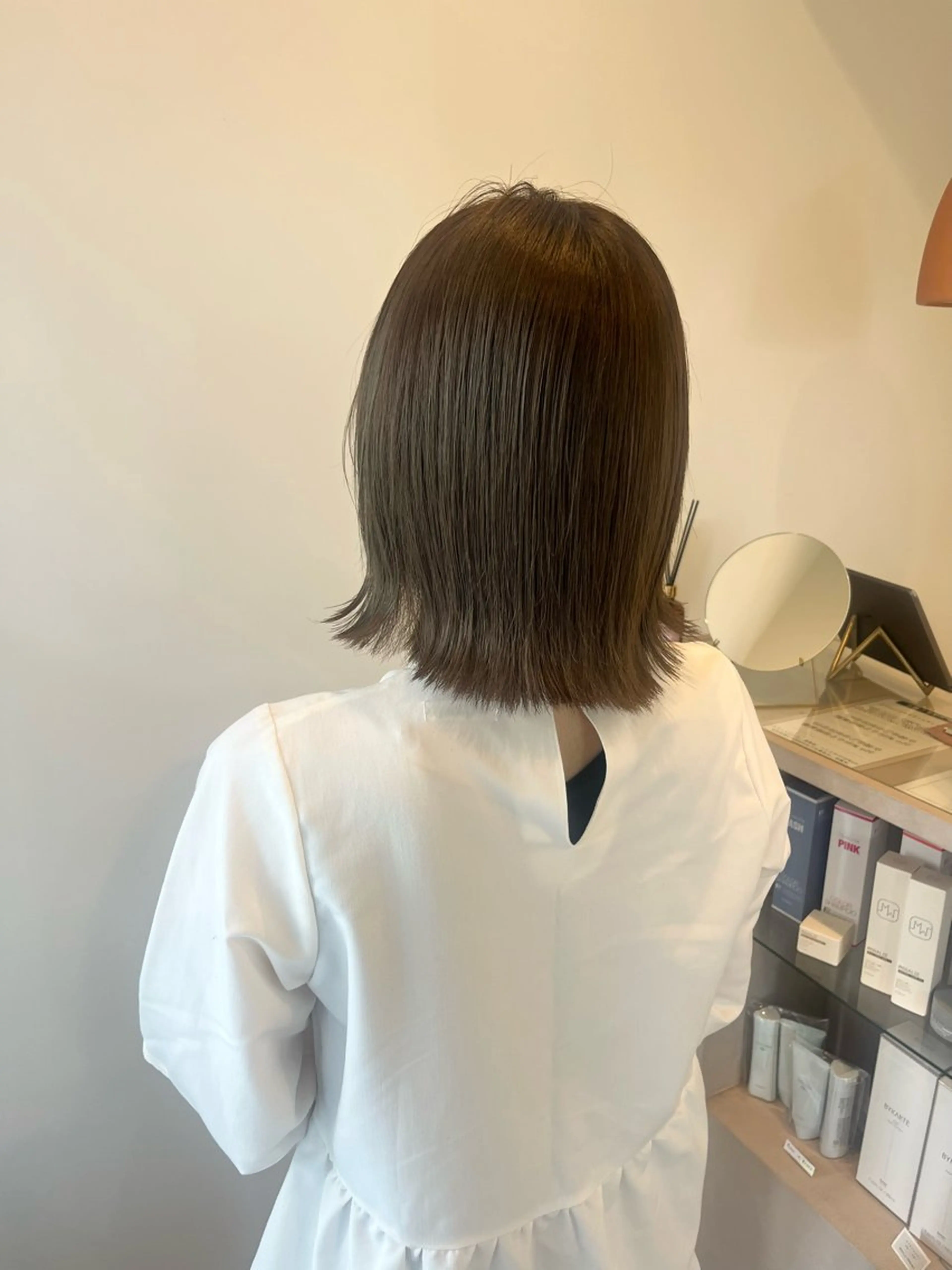 ミディアム ヘアカラー tonari所属・加藤 明香里のヘアスタイル