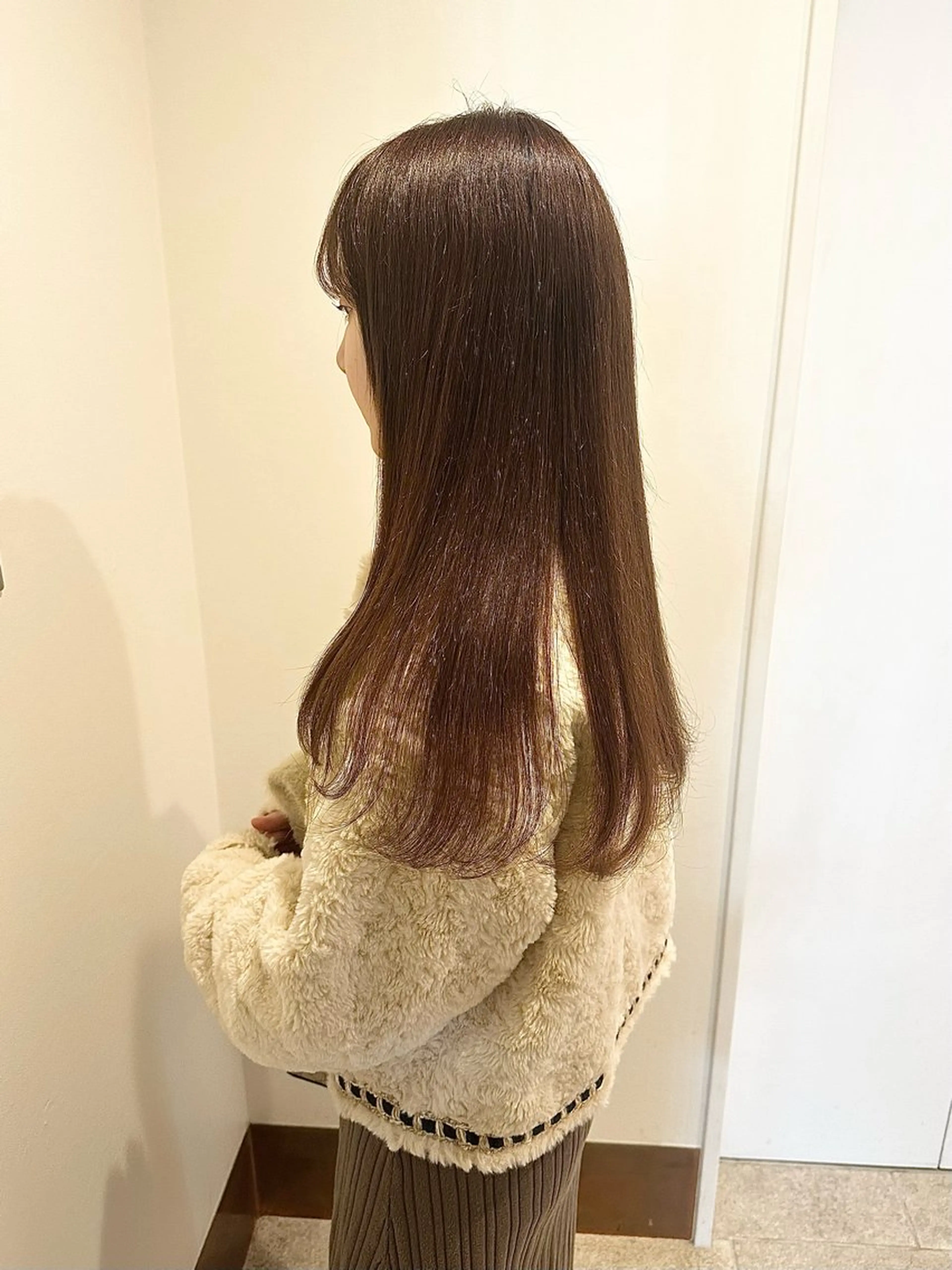 ロング カラー ヘアアレンジ ヘアカラー トリートメント Himawari♡ 柔らかいカラーのヘアスタイル