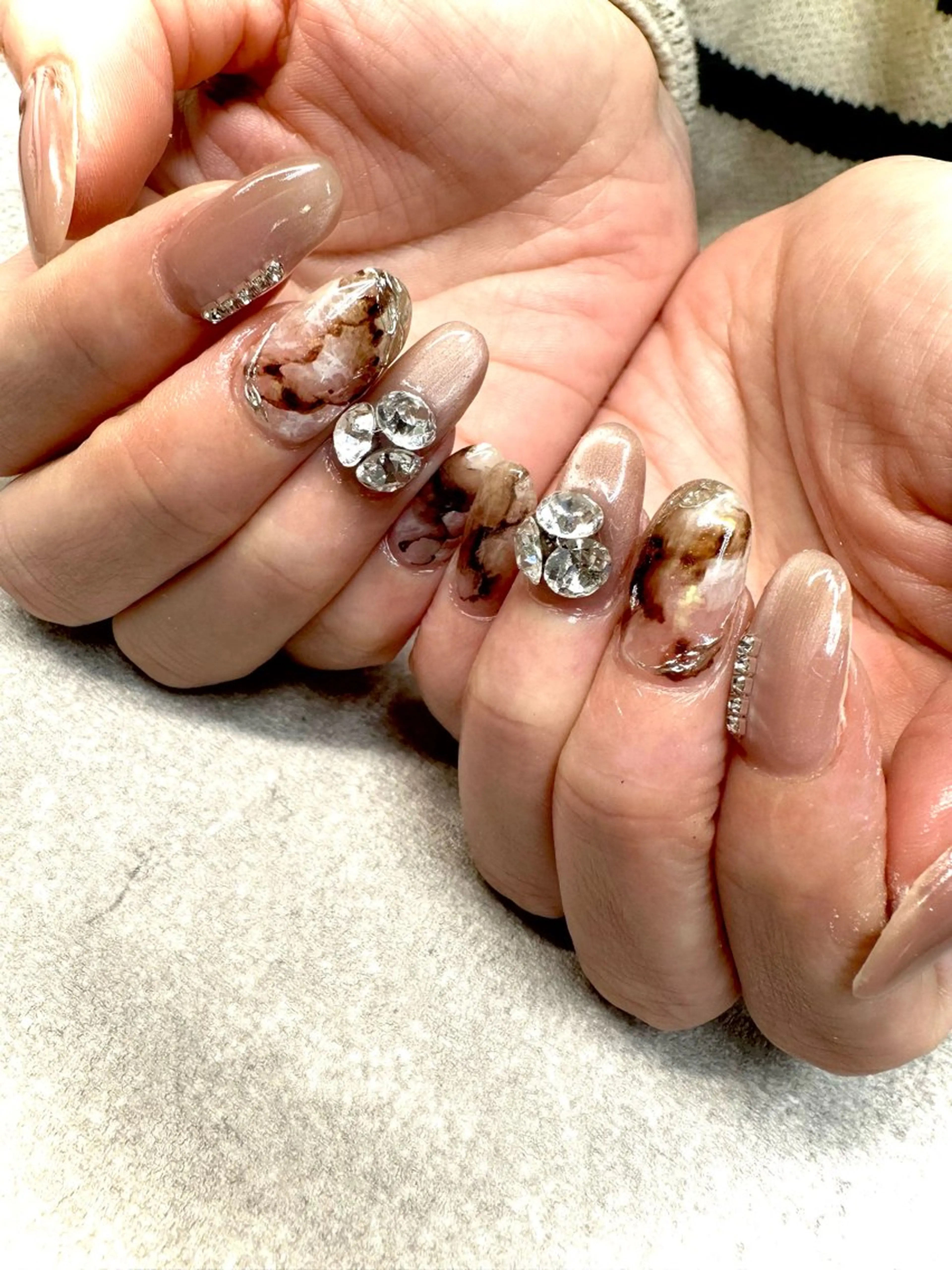 ネイル マグネットネイル ニュアンスネイル ハンドネイル .N YUKIのネイルデザイン