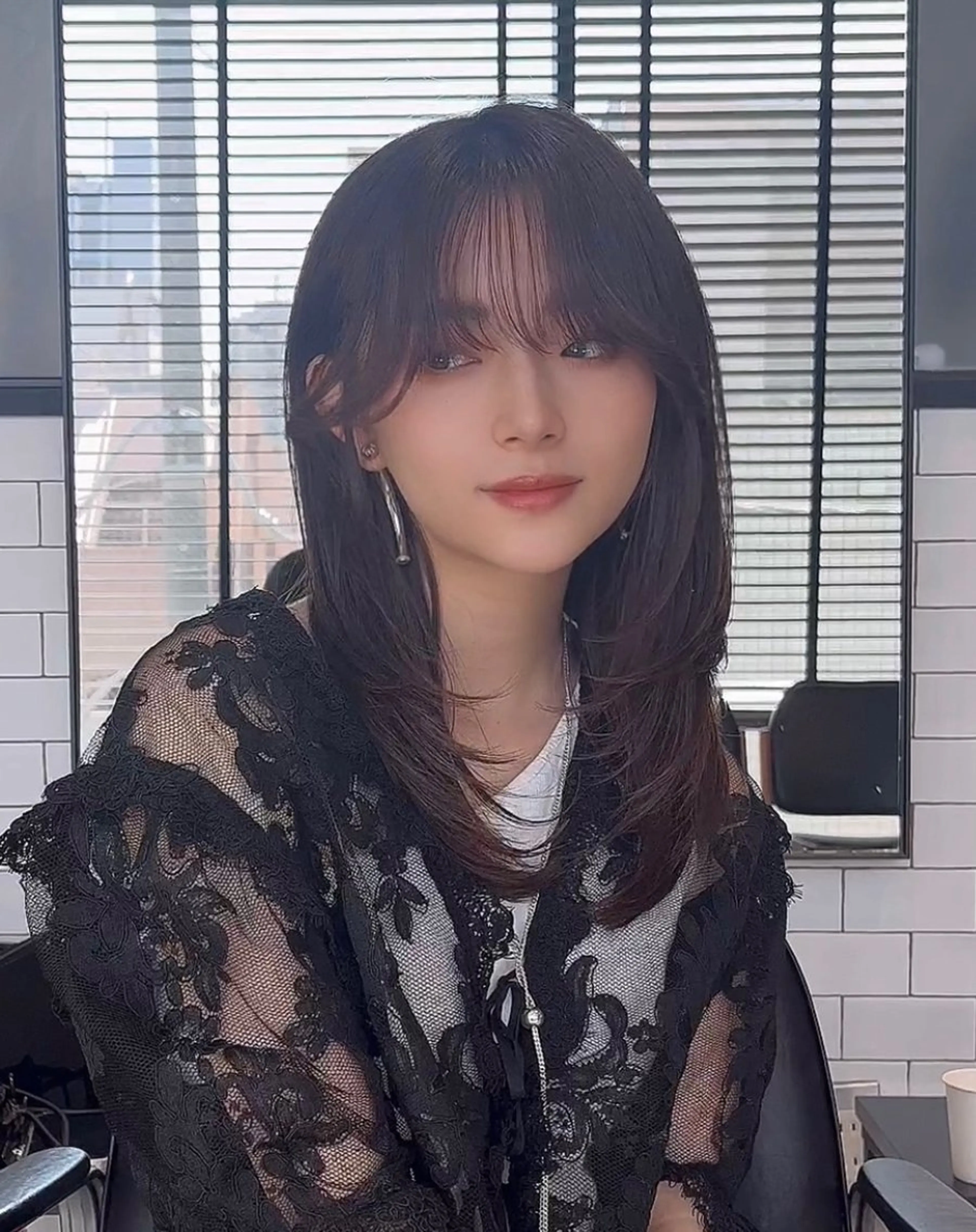 ロング カラー カット ヘアカラー トリートメント 🌫️大人韓国ヘア 🌫️naoyaのヘアスタイル