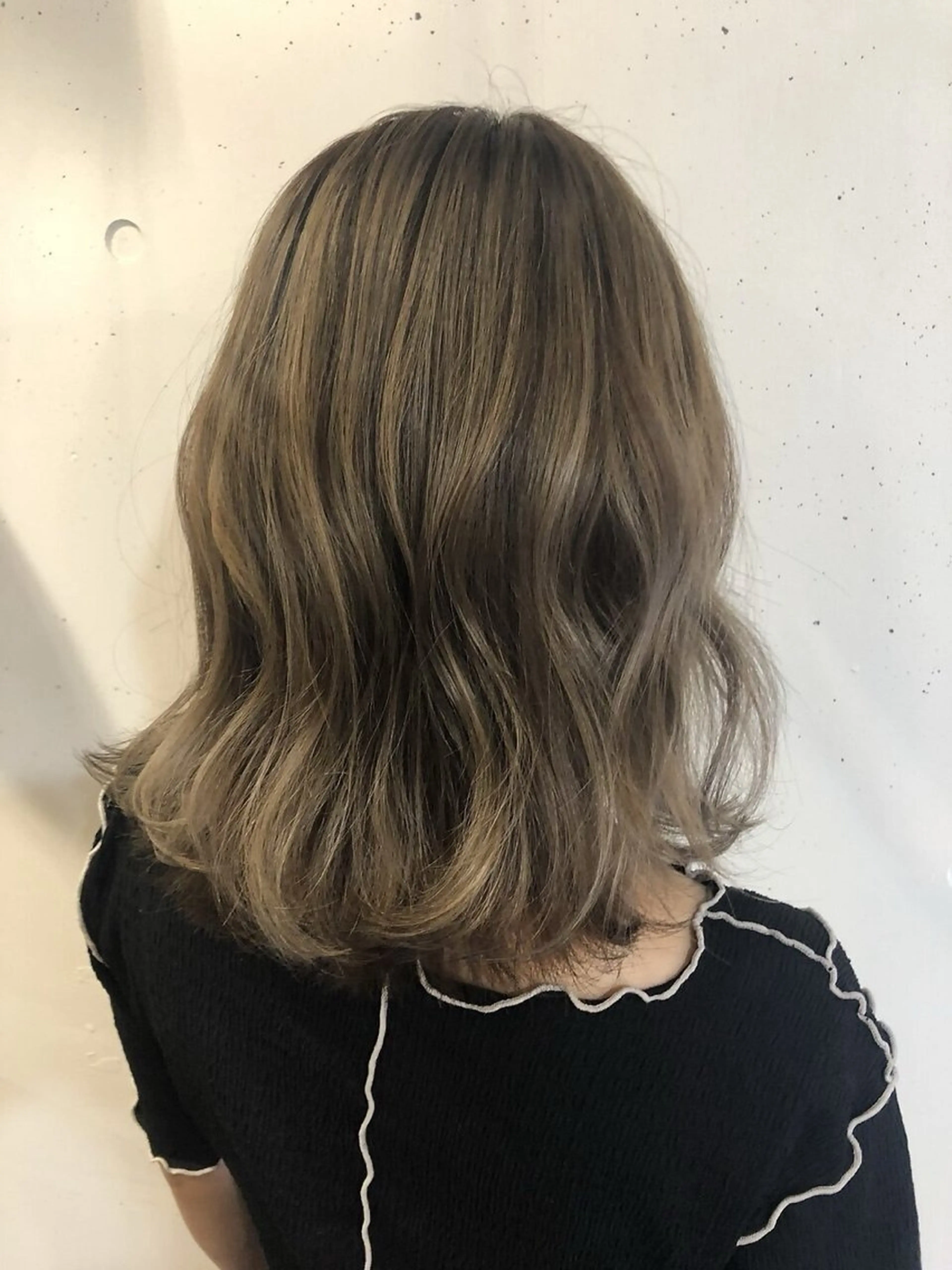 ミディアム ヘアカラー 阿佐ヶ谷 宇田川 かなのヘアスタイル