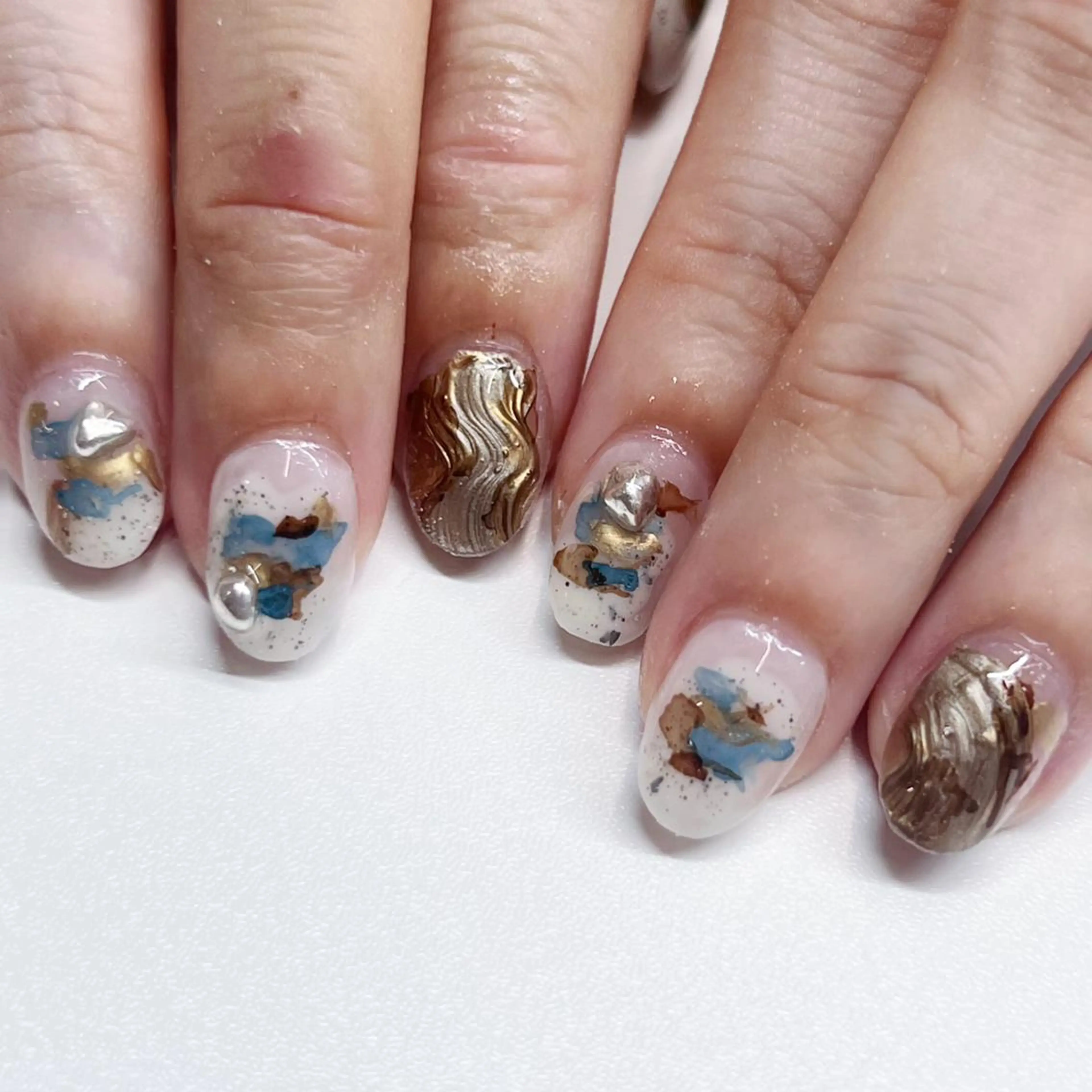 オフ🈚️１０本持ち込みアートし放題ネイルの写真