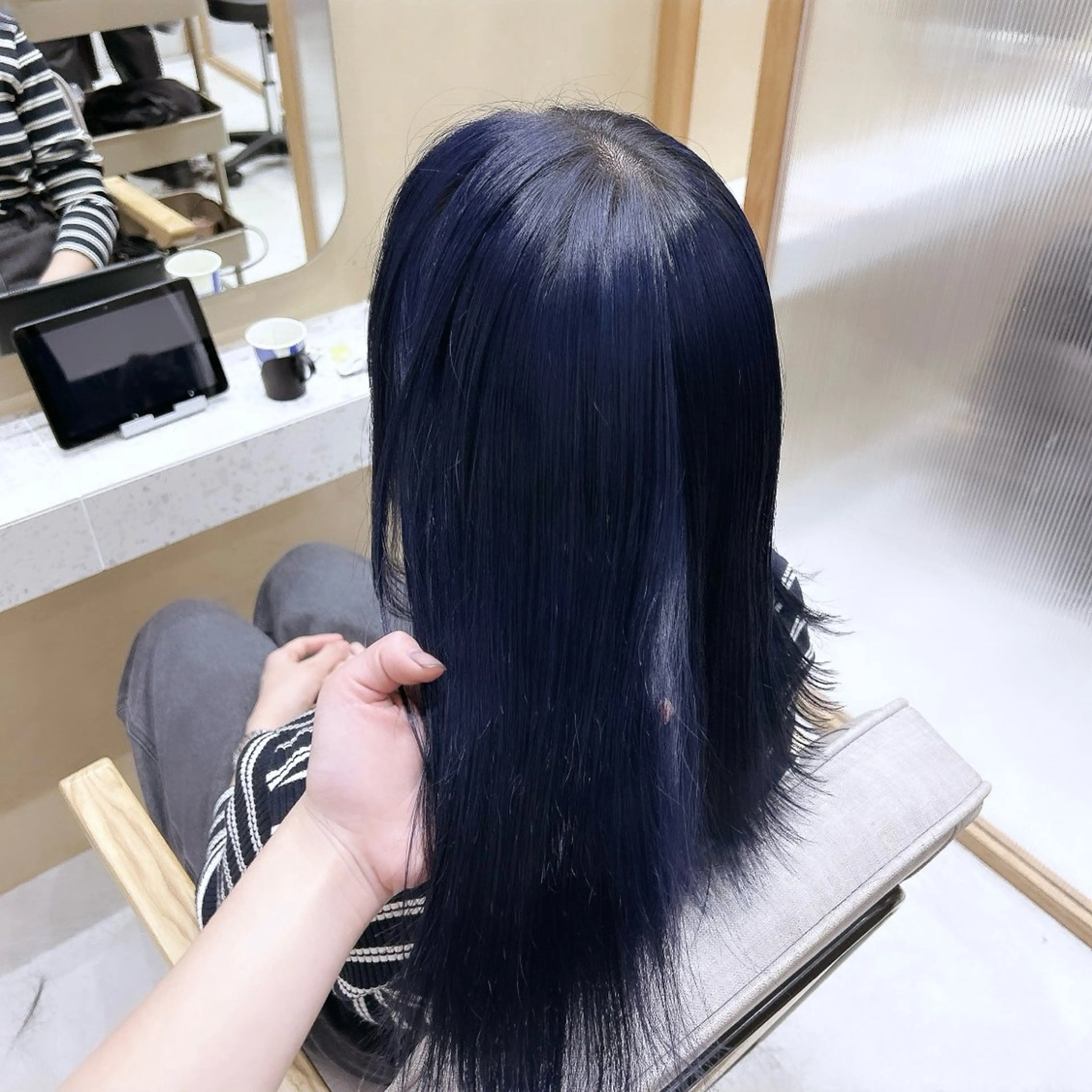 セミロング カット ヘアカラー メンズ特化美容師👾 チカのヘアスタイル