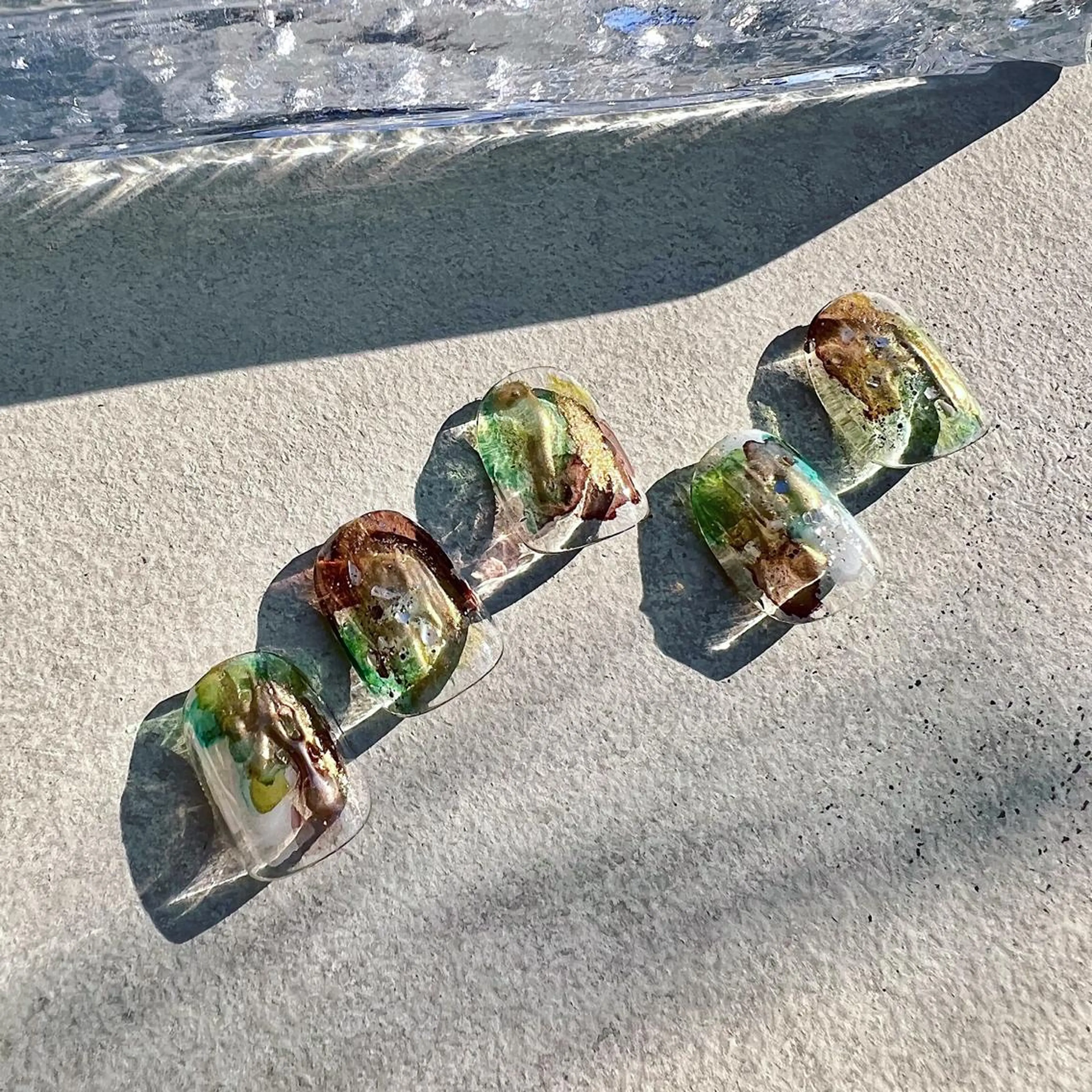 ネイル ニュアンスネイル ショートネイル gemickle nailのネイルデザイン