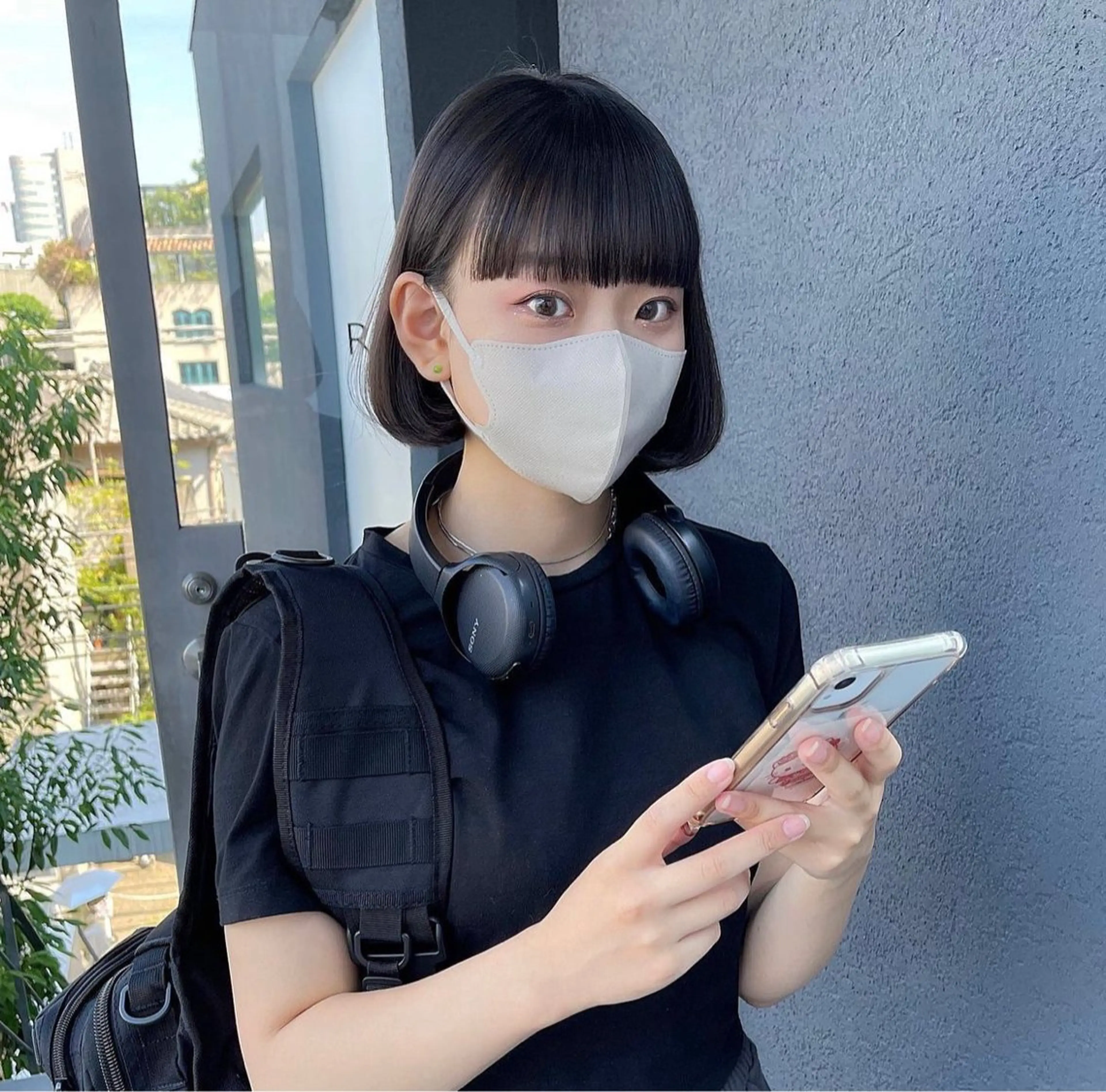 ショート カラー 韓国ボブ/レイヤー ボブ/ EMIRIのヘアスタイル