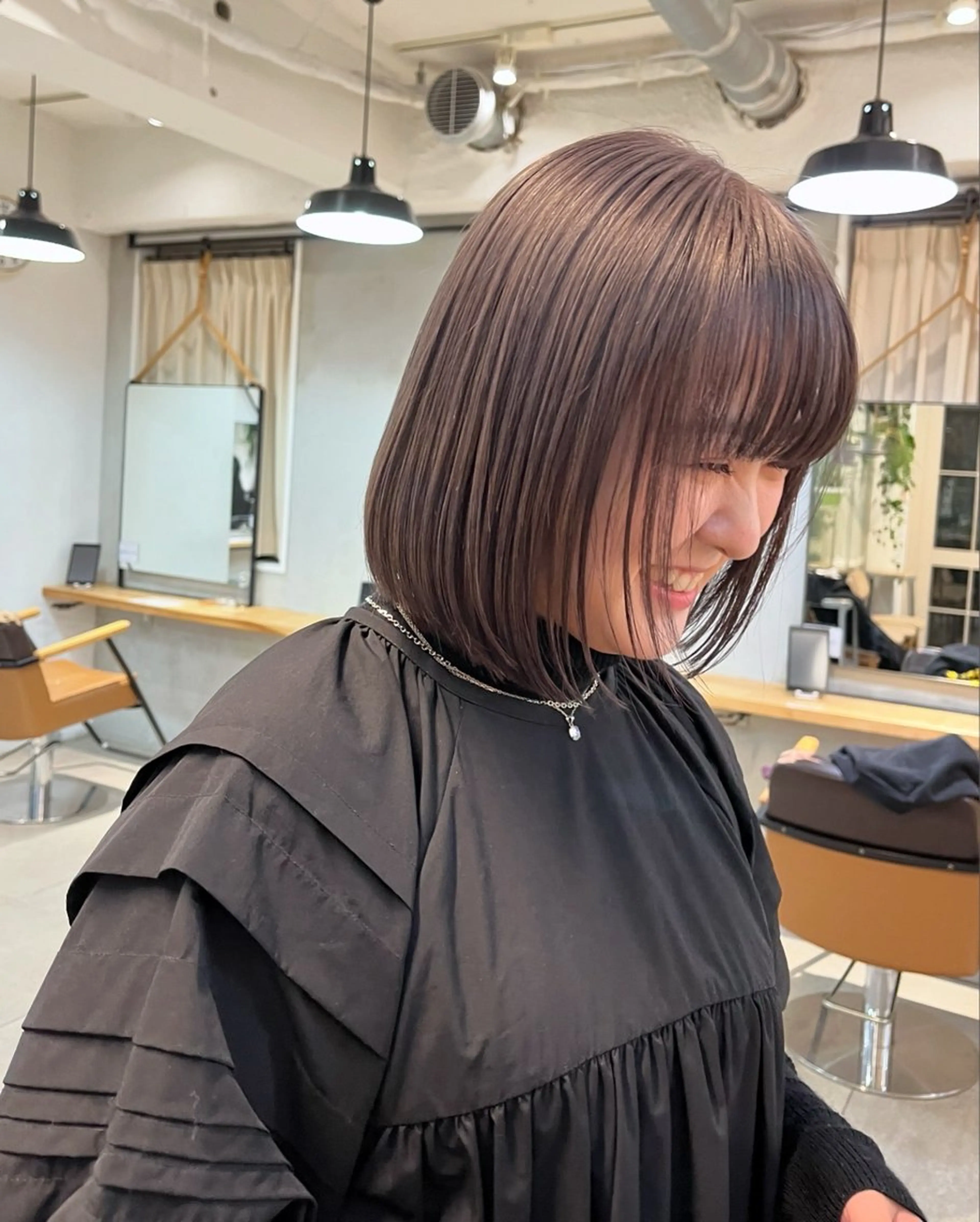 ショート カラー カット ヘアカラー トリートメント オリーブ/縮毛♡ Natsuno🩰のヘアスタイル