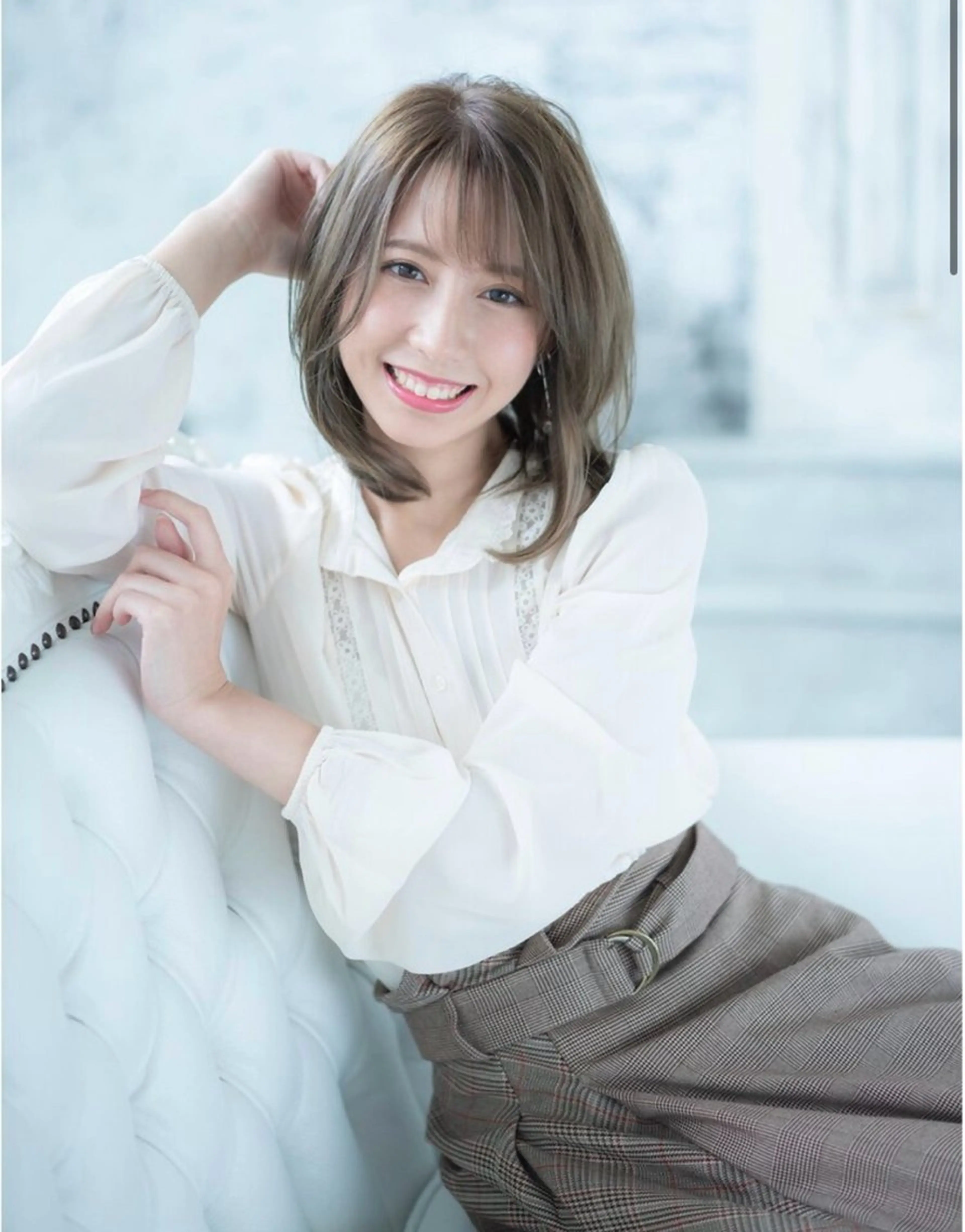 ミディアム 尾前 了守のヘアスタイル
