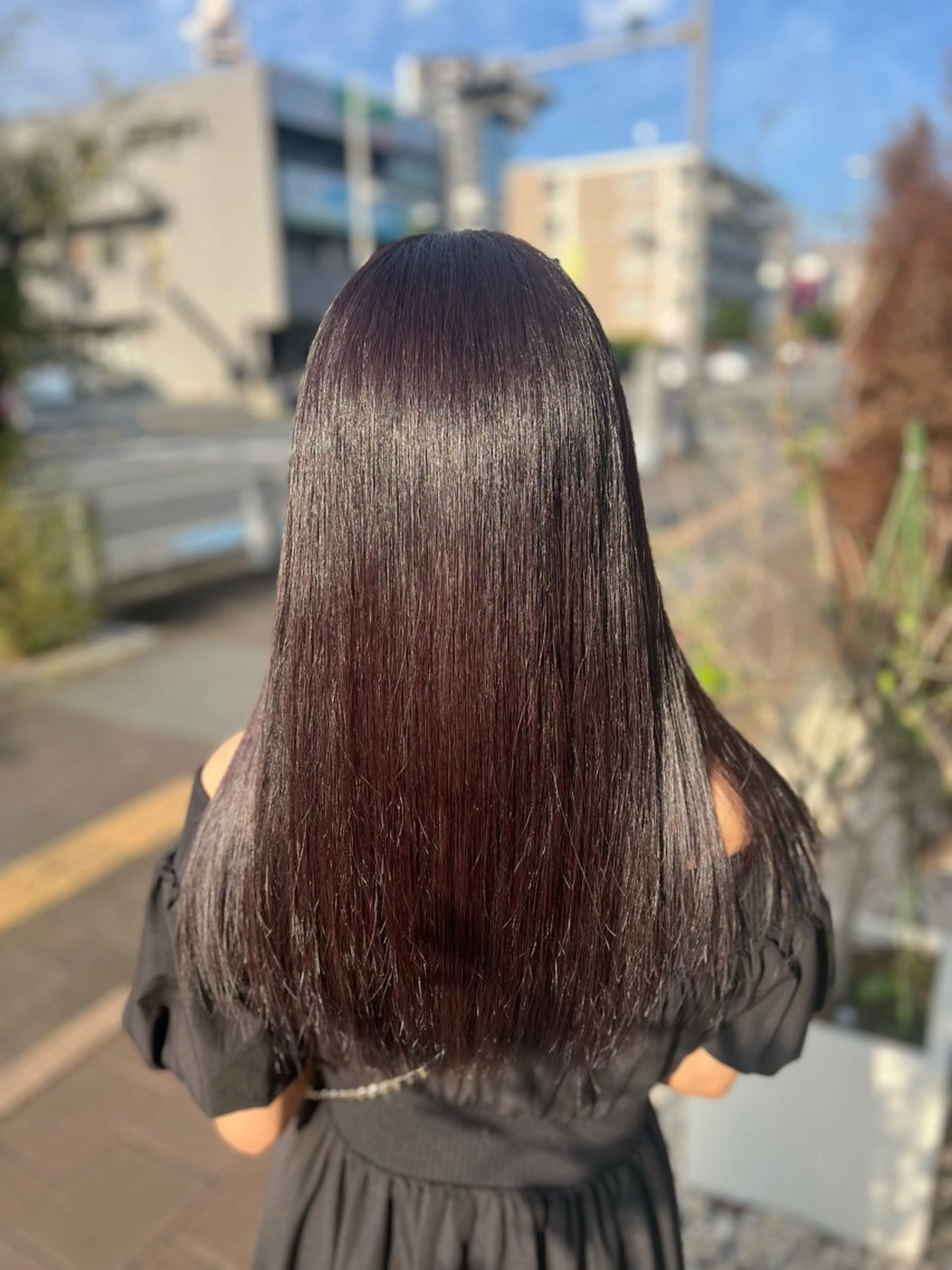 ミディアム カラー イルミナカラー ピンクカラー ヘアカラー トリートメント トウブ マサヤスのヘアスタイル