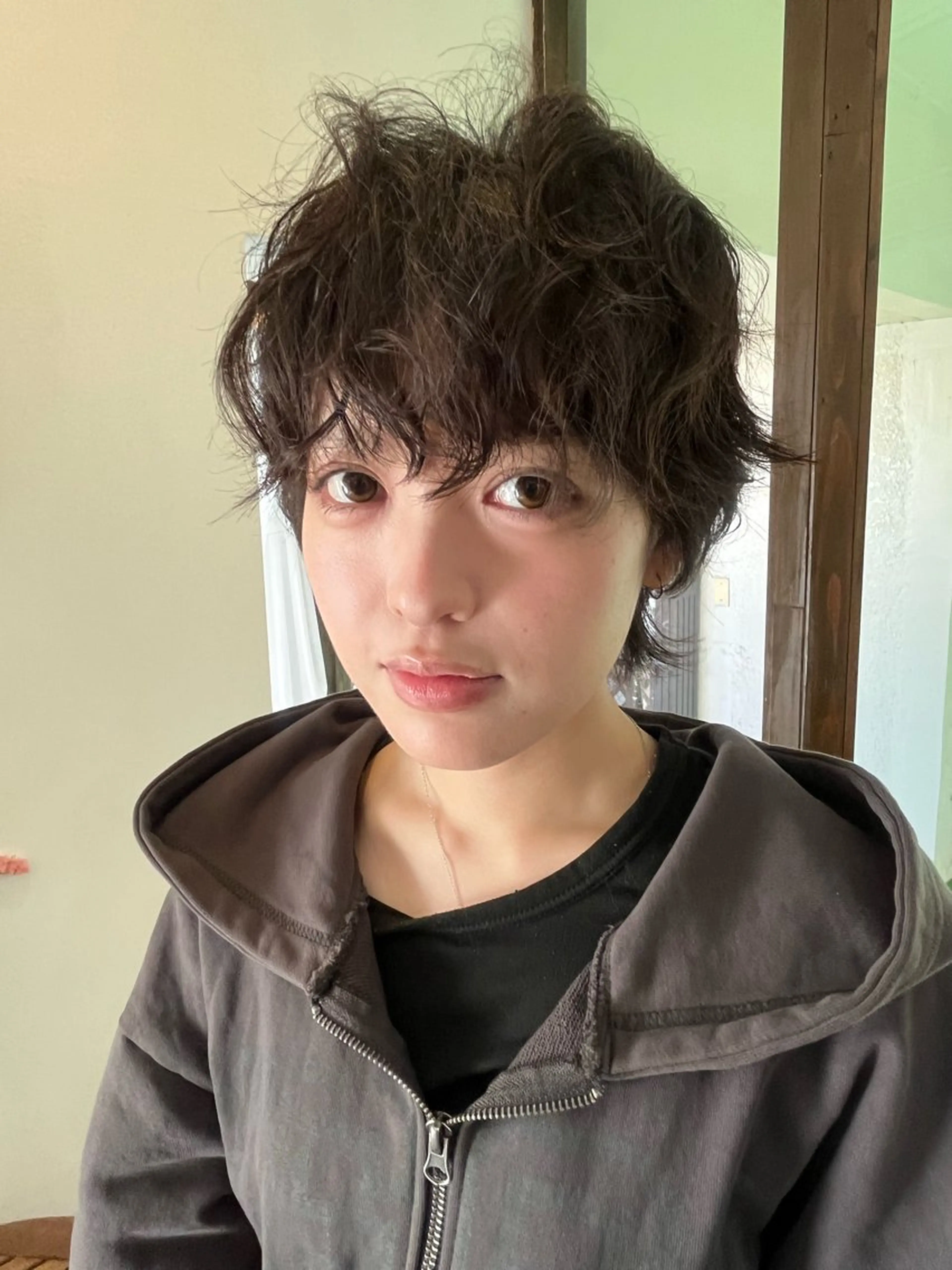 ショート くせ毛 カット パーマ 似合わせパーマ/ 山本銀次郎のヘアスタイル