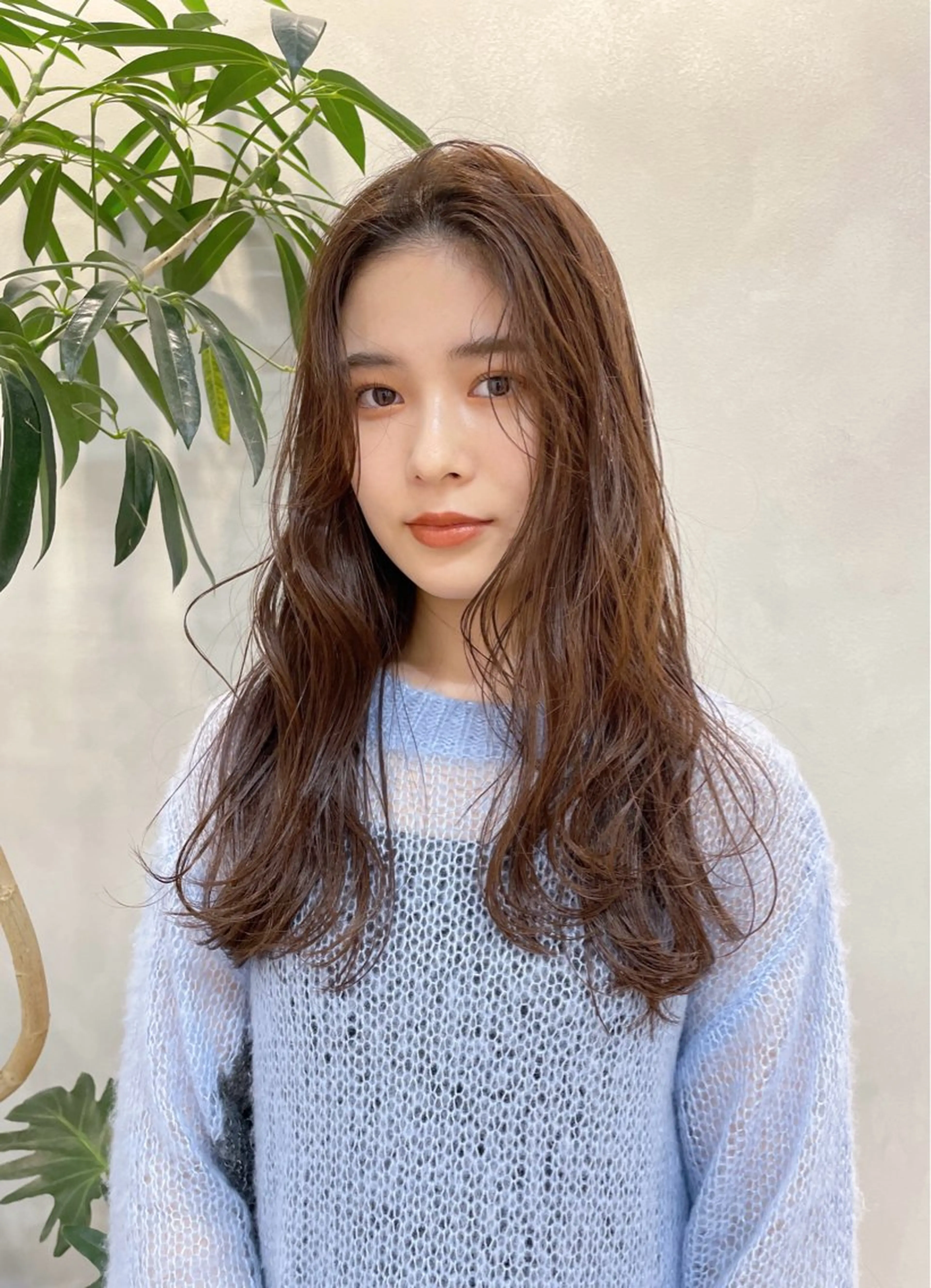 ロング 青木 優歩のヘアスタイル