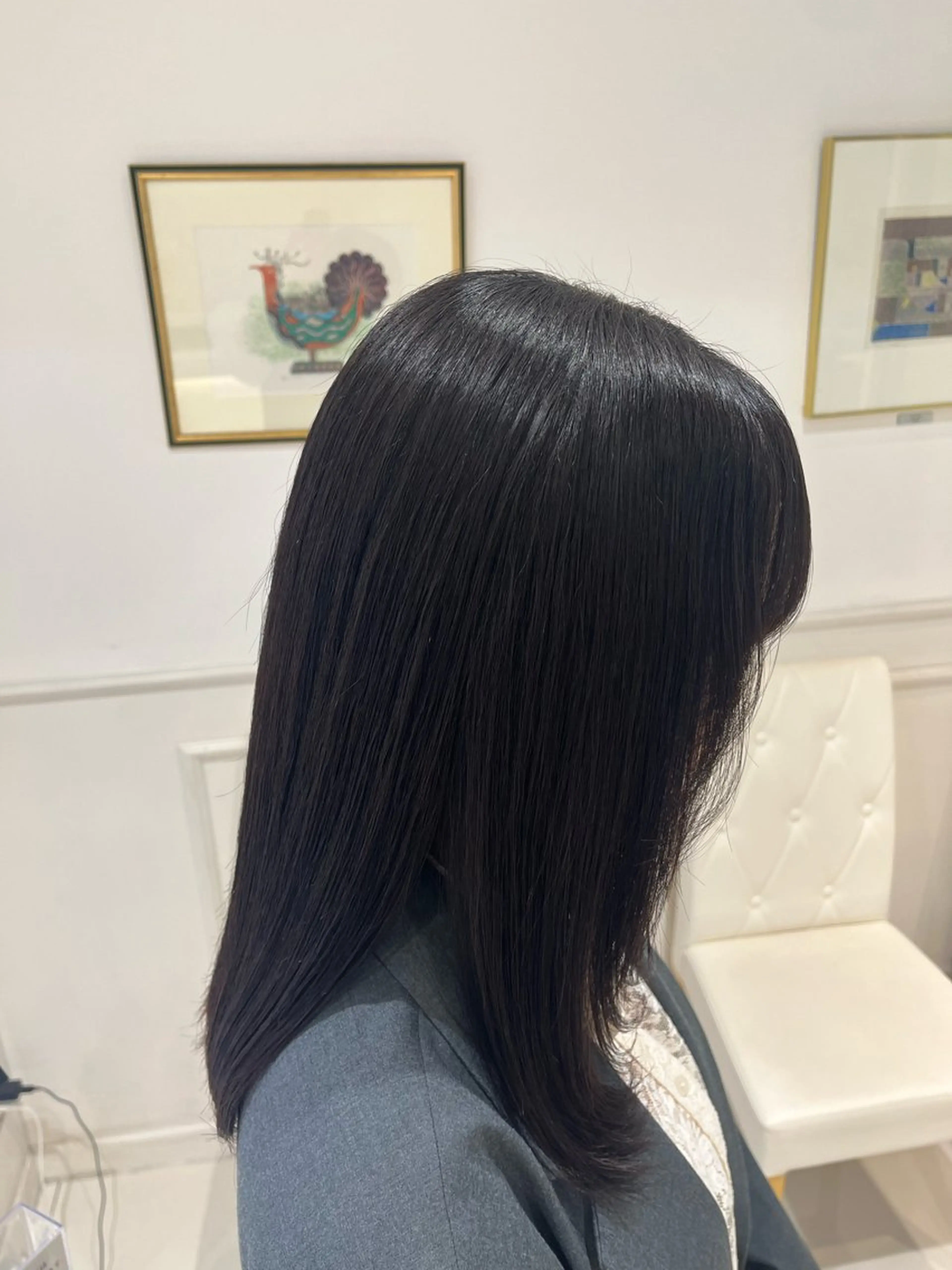 ミディアム 【こっくりカラー】 🤎Umi‪🤎のヘアスタイル