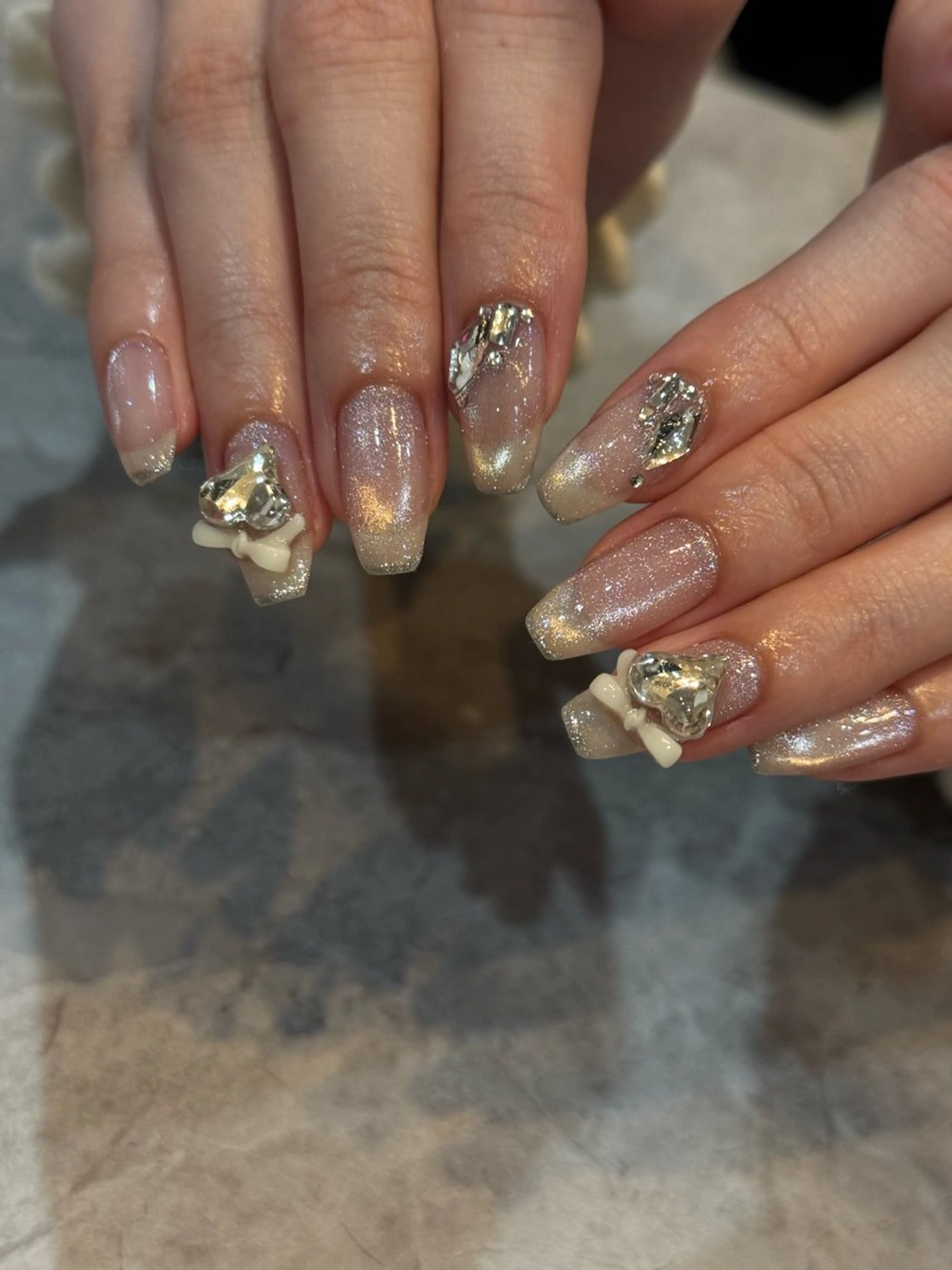 ネイル キラキラネイル ハンドネイル Blé nailのネイルデザイン