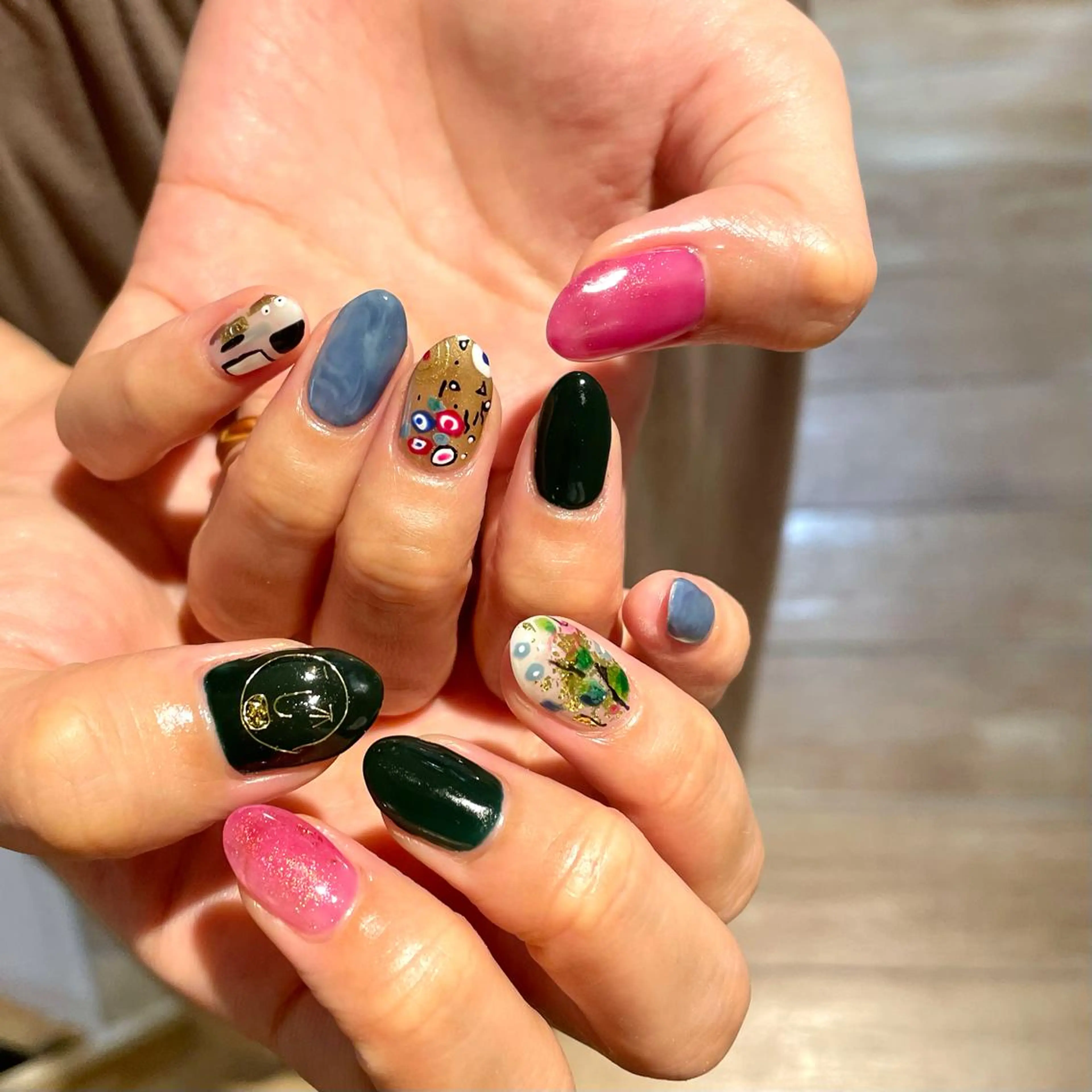 ネイル ハンドネイル 新井 ひなののネイルデザイン