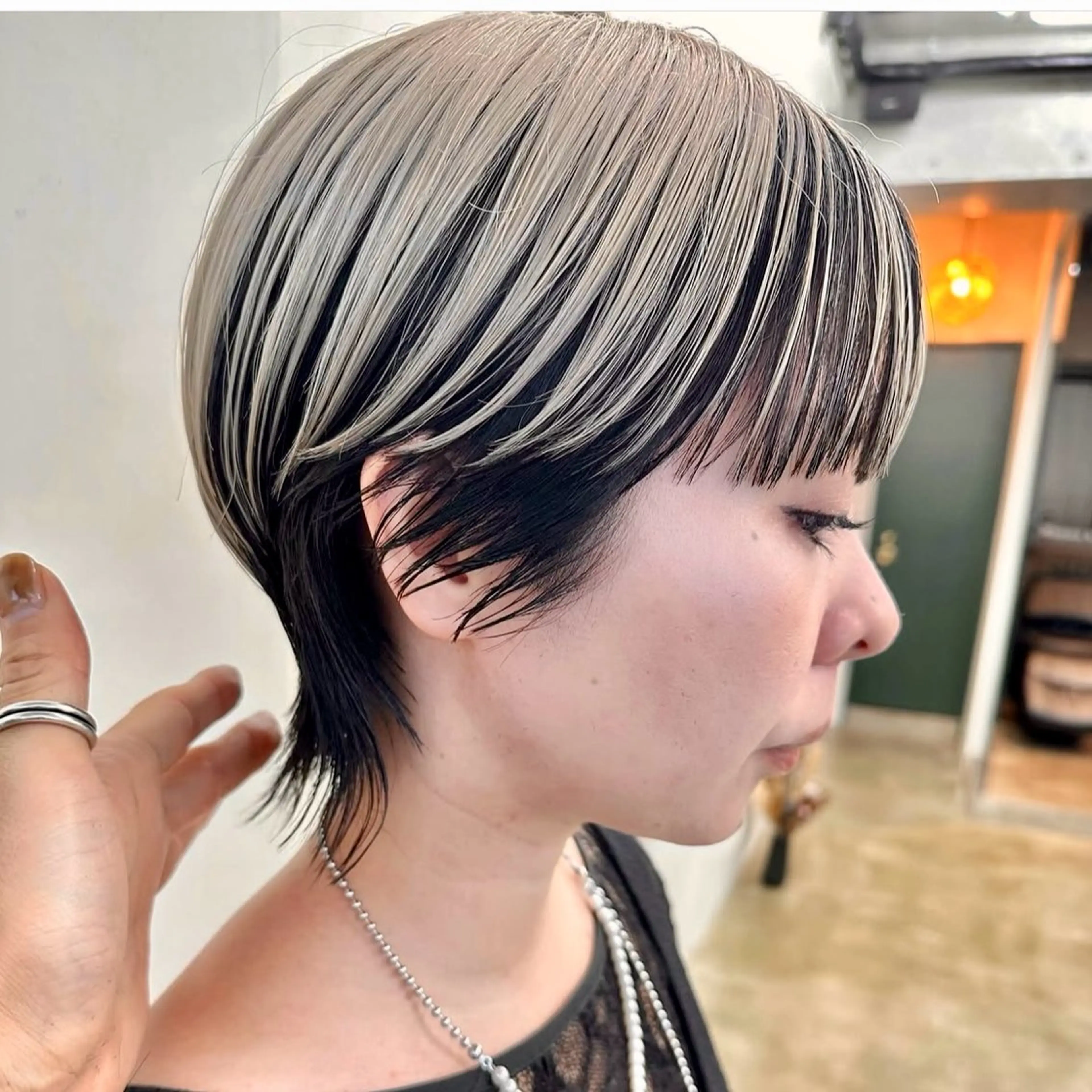 ショート カラー カット ヘアカラー ハイトーンカラー/ さらさのヘアスタイル