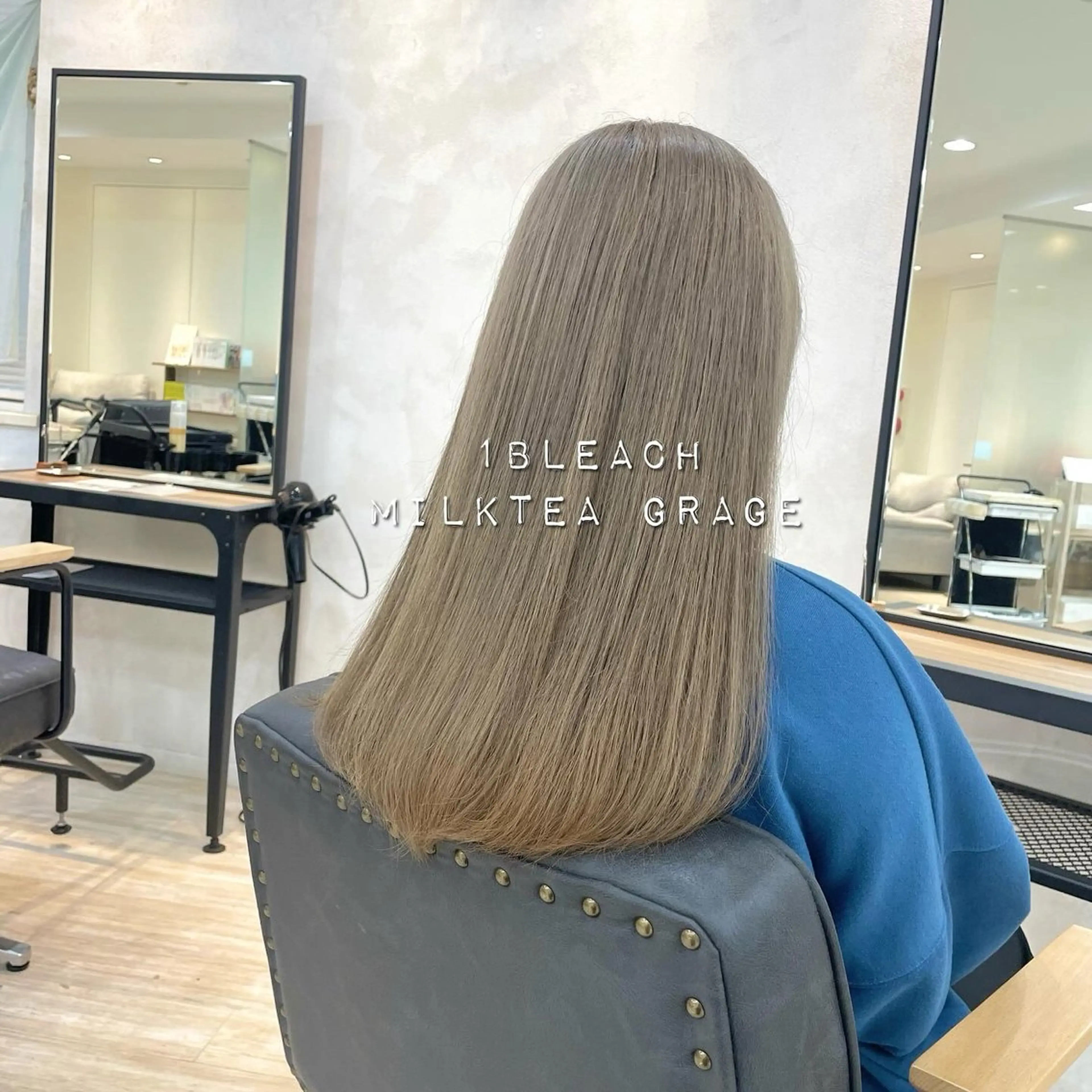 セミロング カラー GO TODAY仙台一番町店所属・ゆさこのか ダブルカラー／縮毛のヘアスタイル