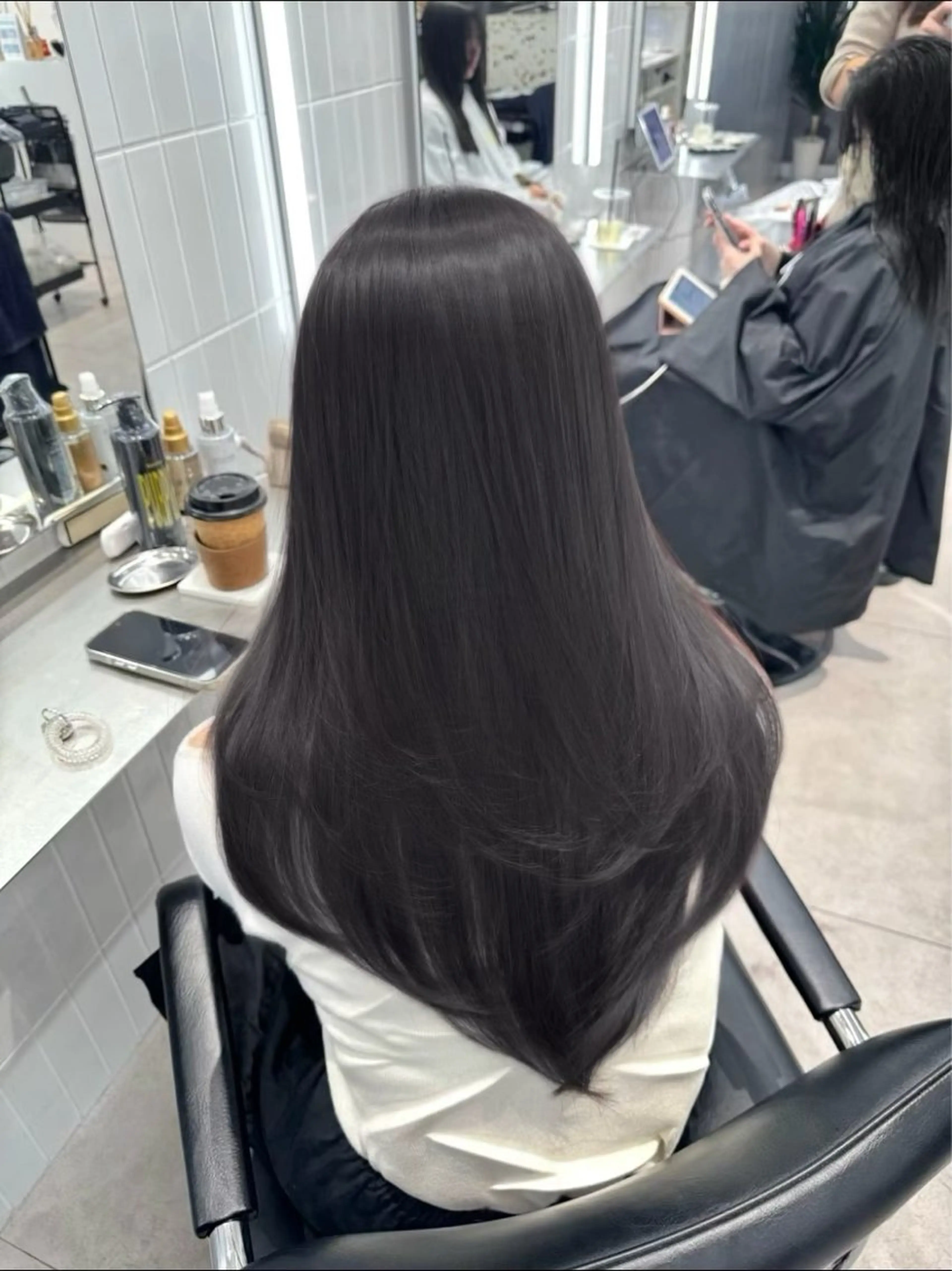 ミディアム ヘアカラー 中村 晴矢のヘアスタイル