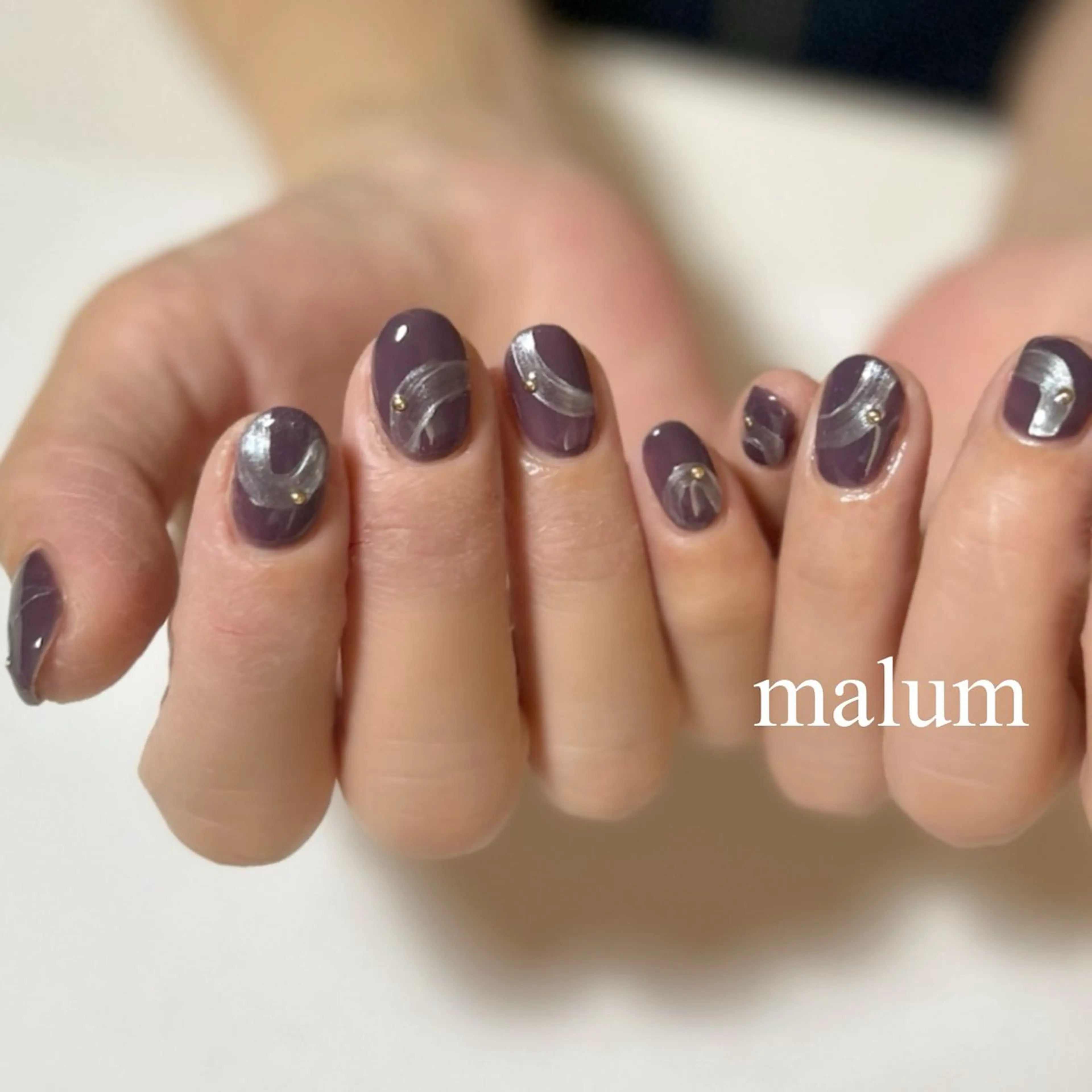 ネイル ハンドネイル malum nailのネイルデザイン