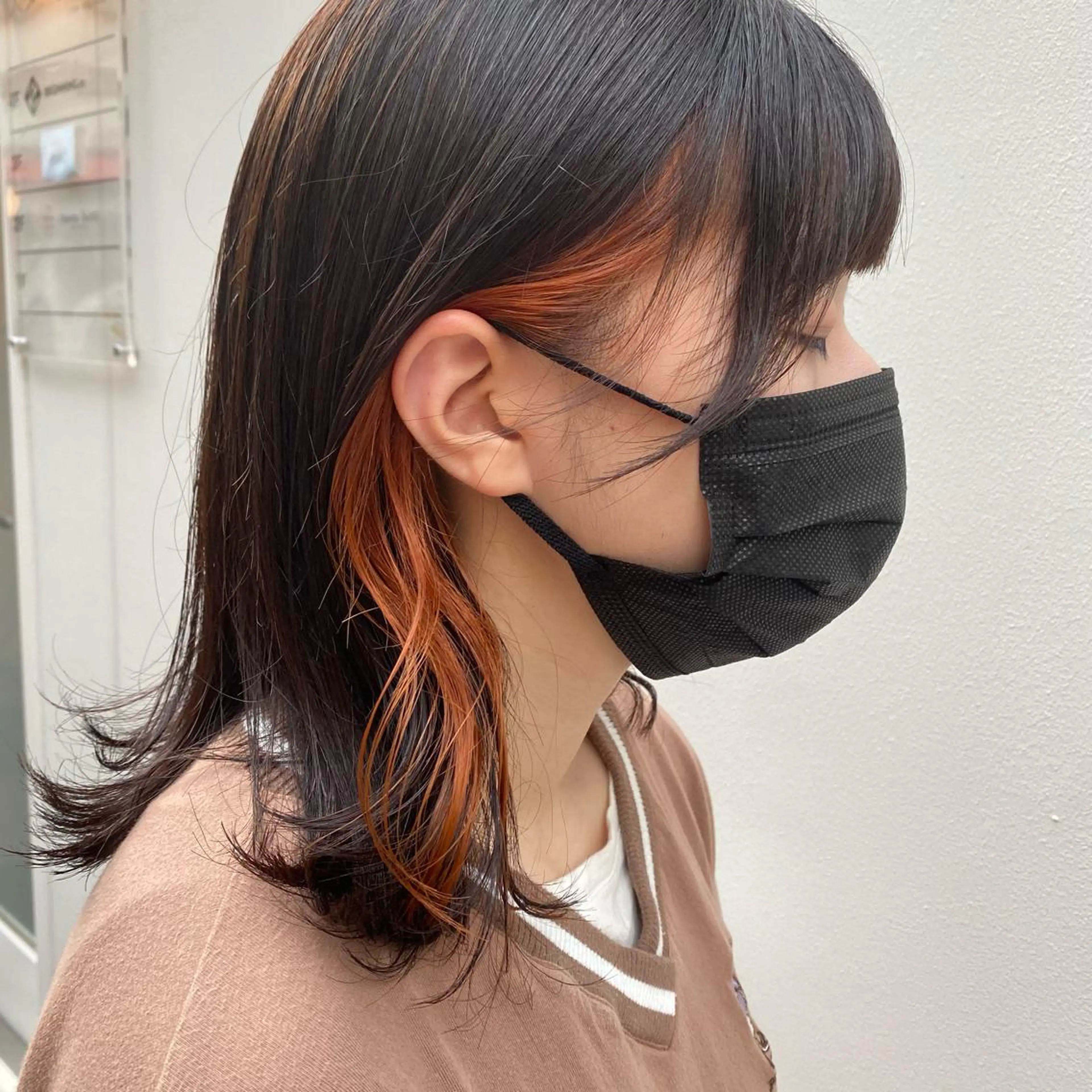 ミディアム カラー 🪭risa 暖色/レイヤー🪭のヘアスタイル