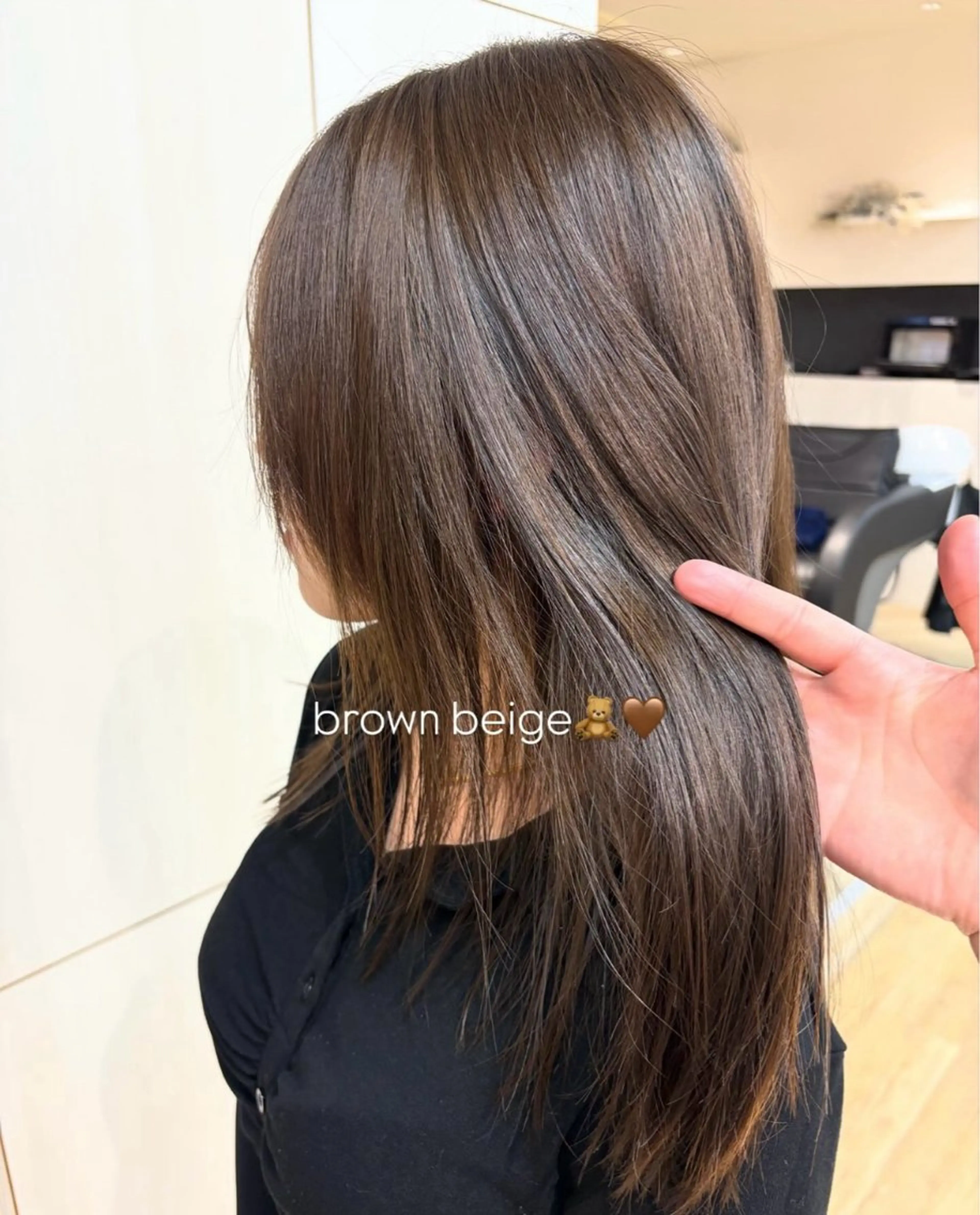 セミロング カラー 透明感カラー 🧚‍♂️さえのヘアスタイル