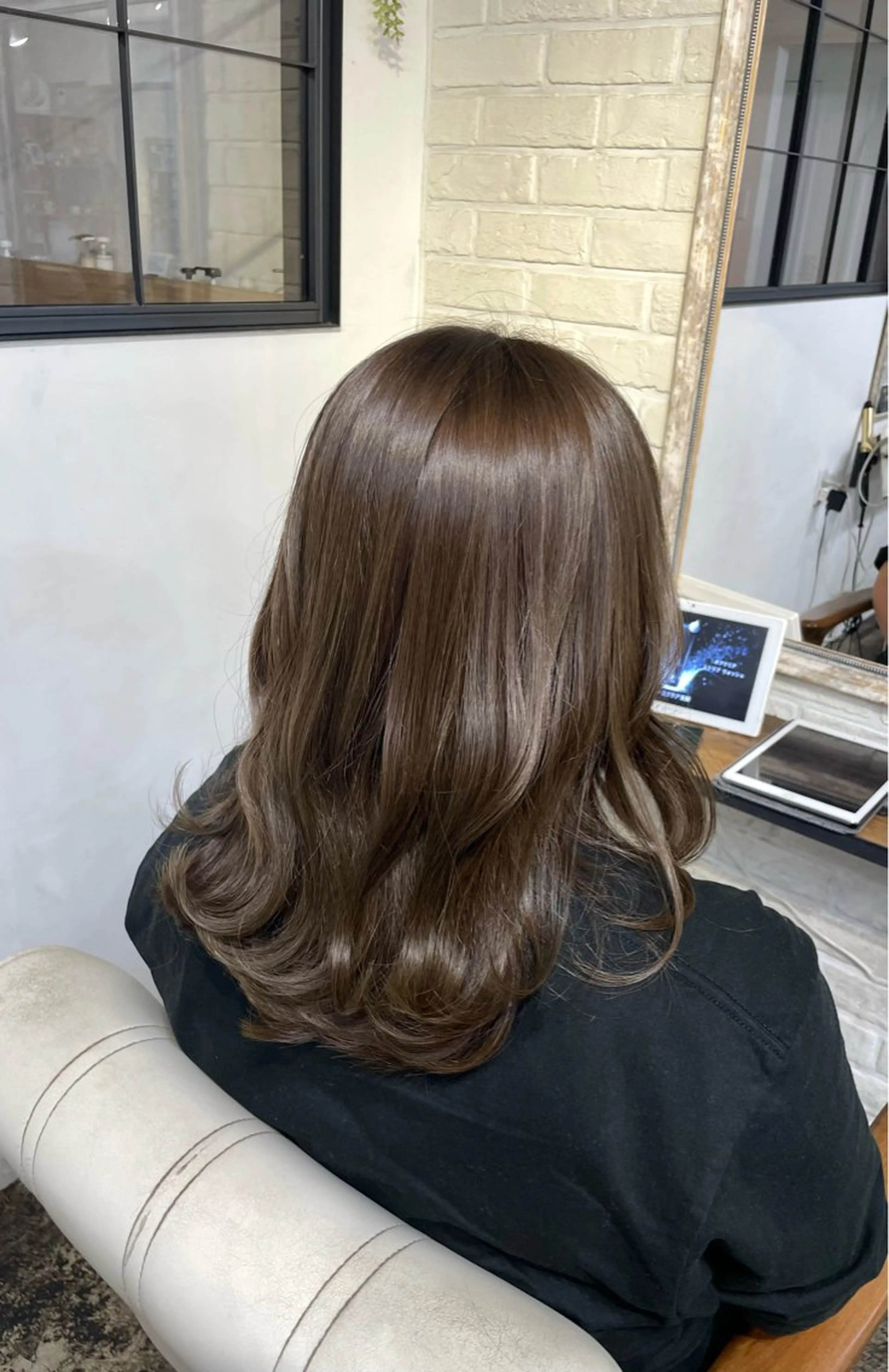 セミロング カット ヘアカラー トリートメント 🫧 MAKI🫧のヘアスタイル