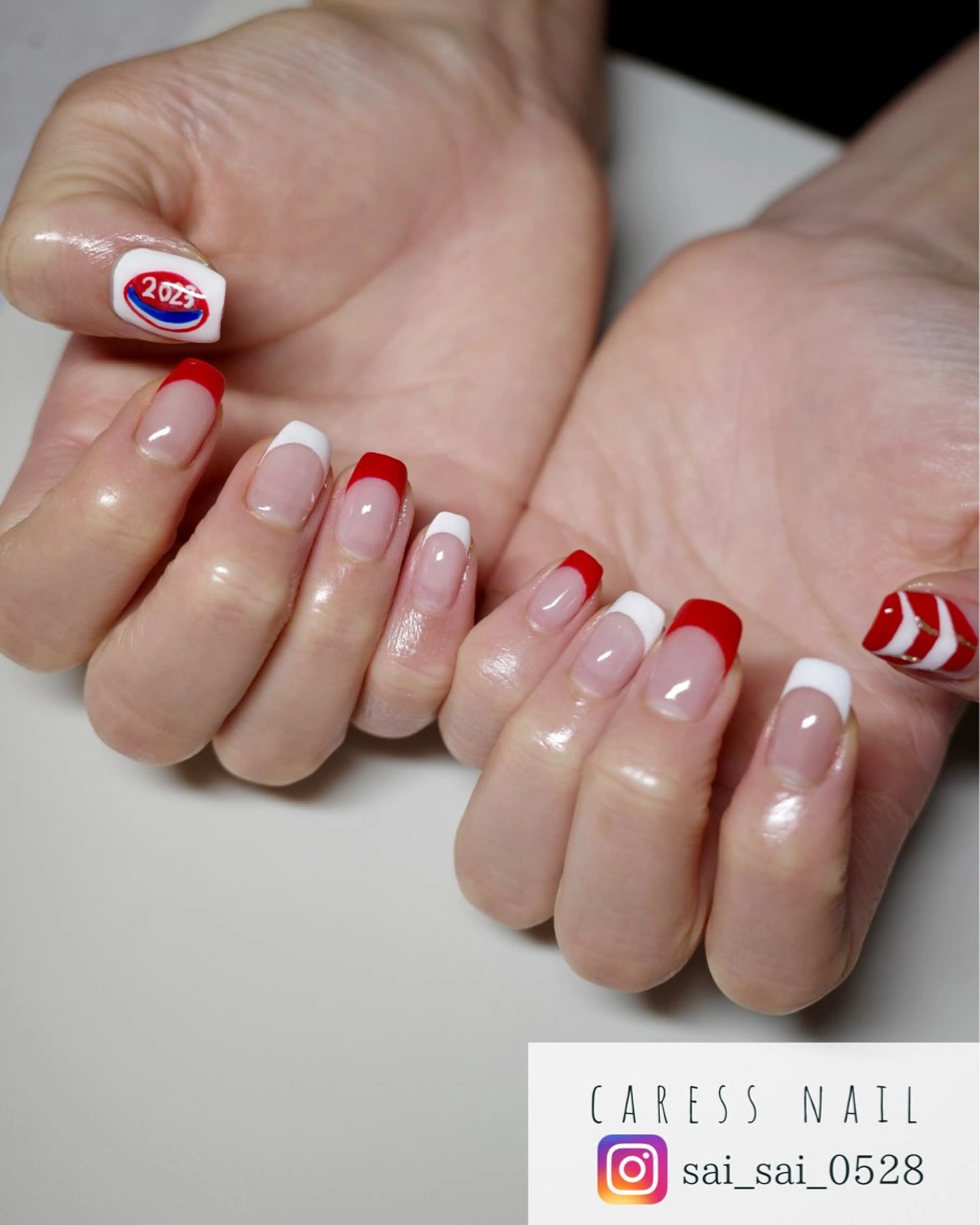 ネイル caress nail カレスネイル 代々木上原所属・カレスネイル さいのネイルデザイン