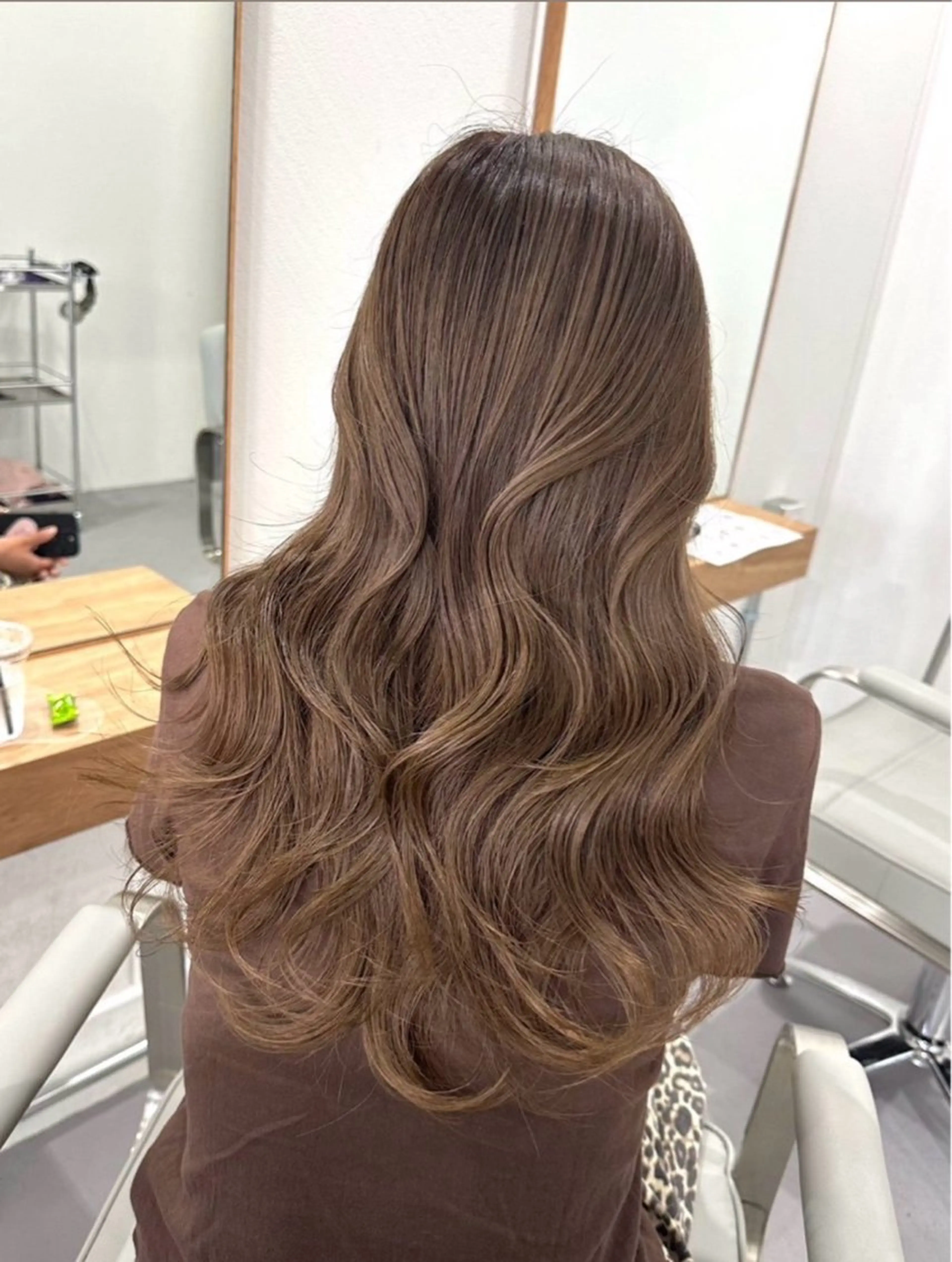 ロング チョコレートブラウン kutenクテン所属・KUTEN岐阜カラー /Haoのヘアスタイル