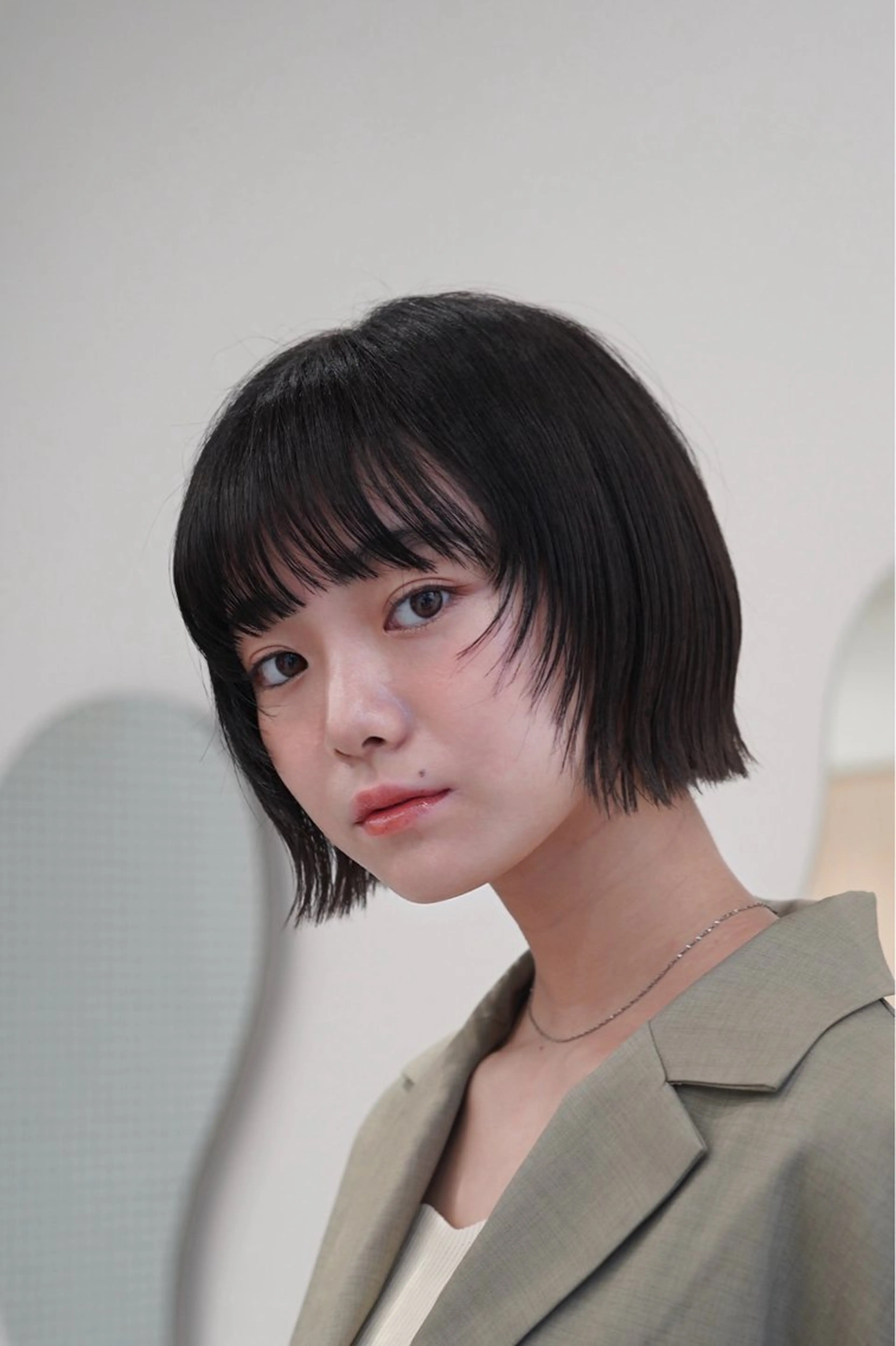 ショート ボブ パーマモデル募集中 Unami 太田英寿のヘアスタイル