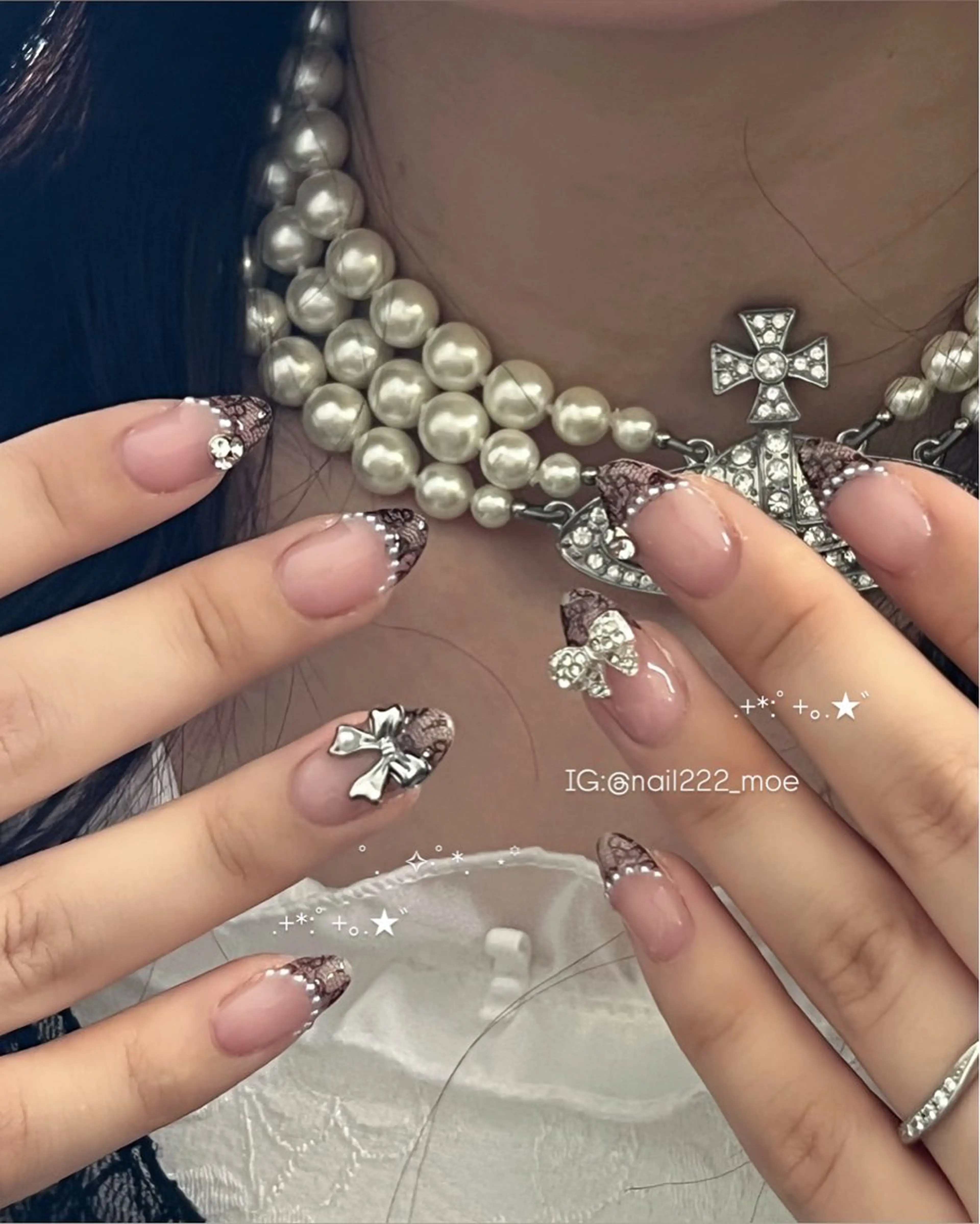 ネイル ハンドネイル ⟡.*222⋰˚☆ MöEのネイルデザイン