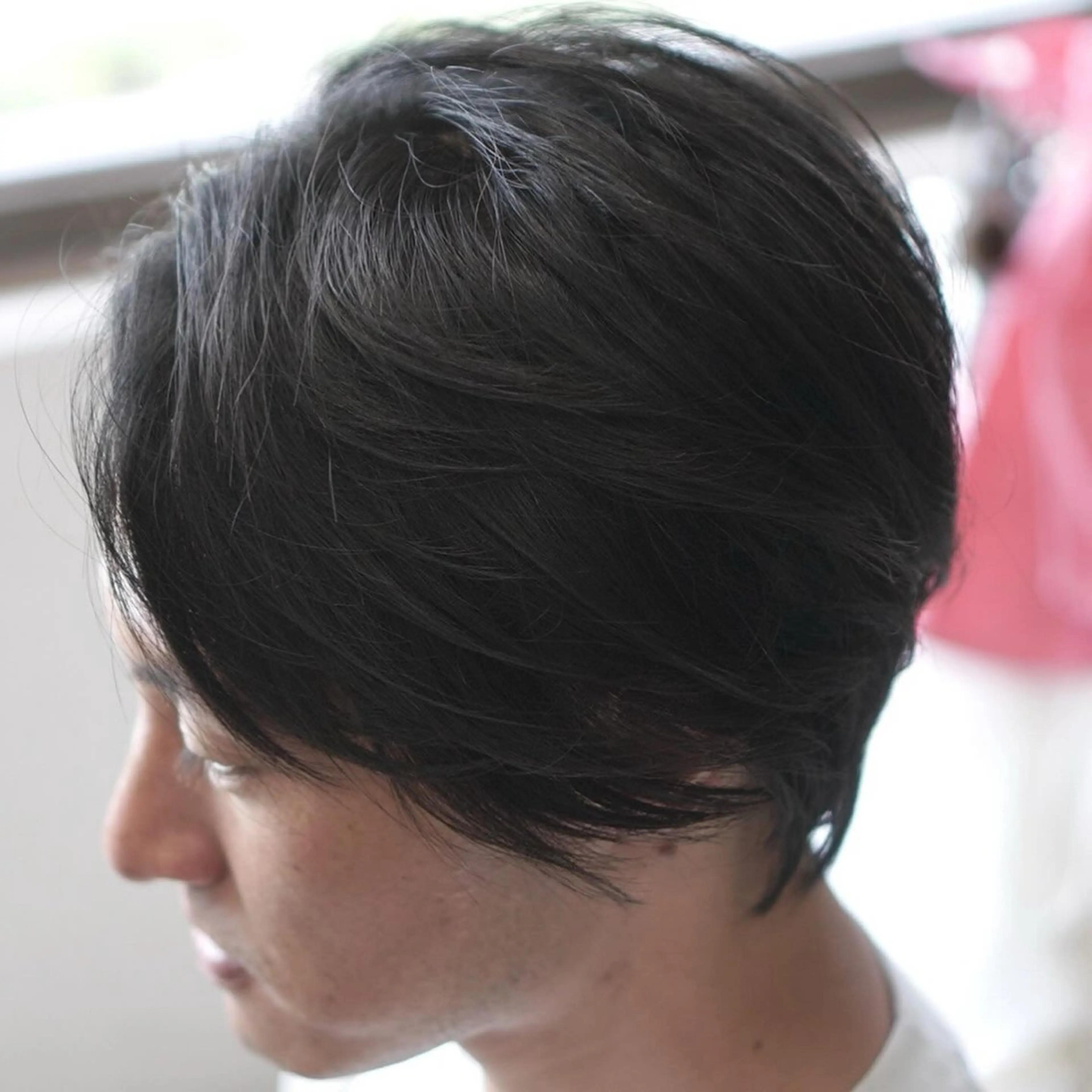 ミディアム メンズ ボブレイヤー ボブ レイヤーカット 中島 剛のヘアスタイル