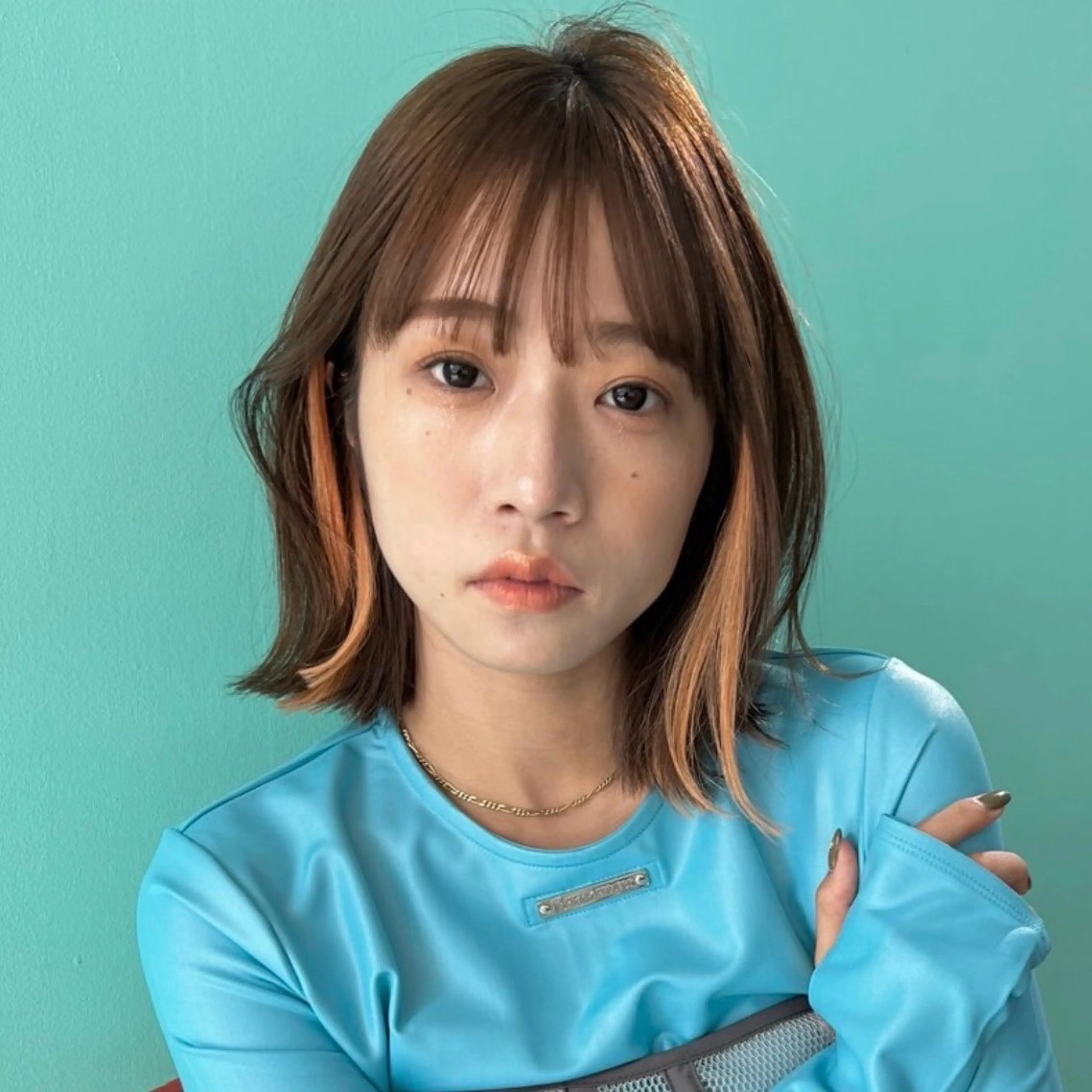 カラー 🍒暖色✖️レイヤー ／Haruna🍒のヘアスタイル