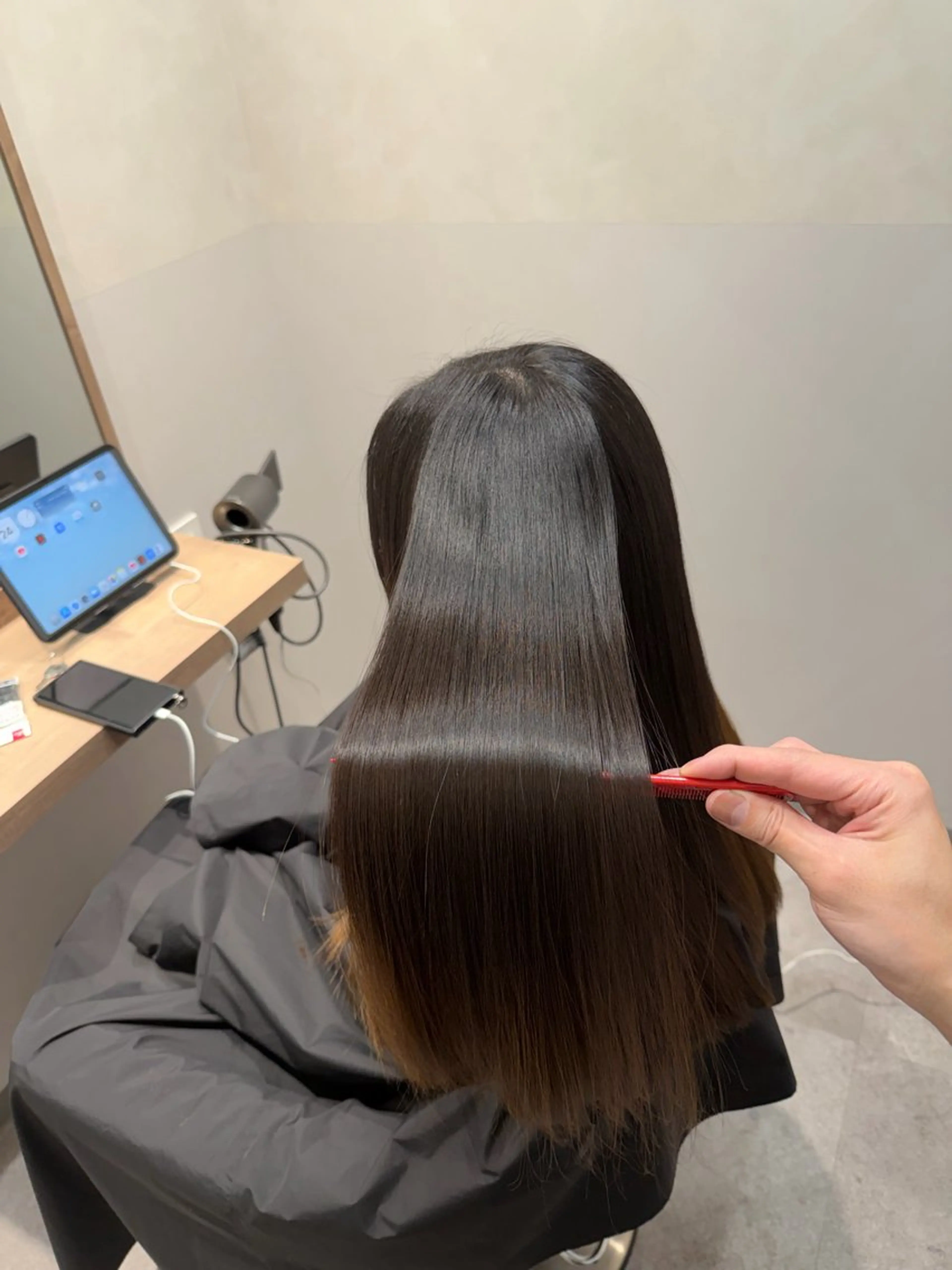 ロング カット トリートメント 福田 修平💎 髪質改善/美髪矯正のヘアスタイル