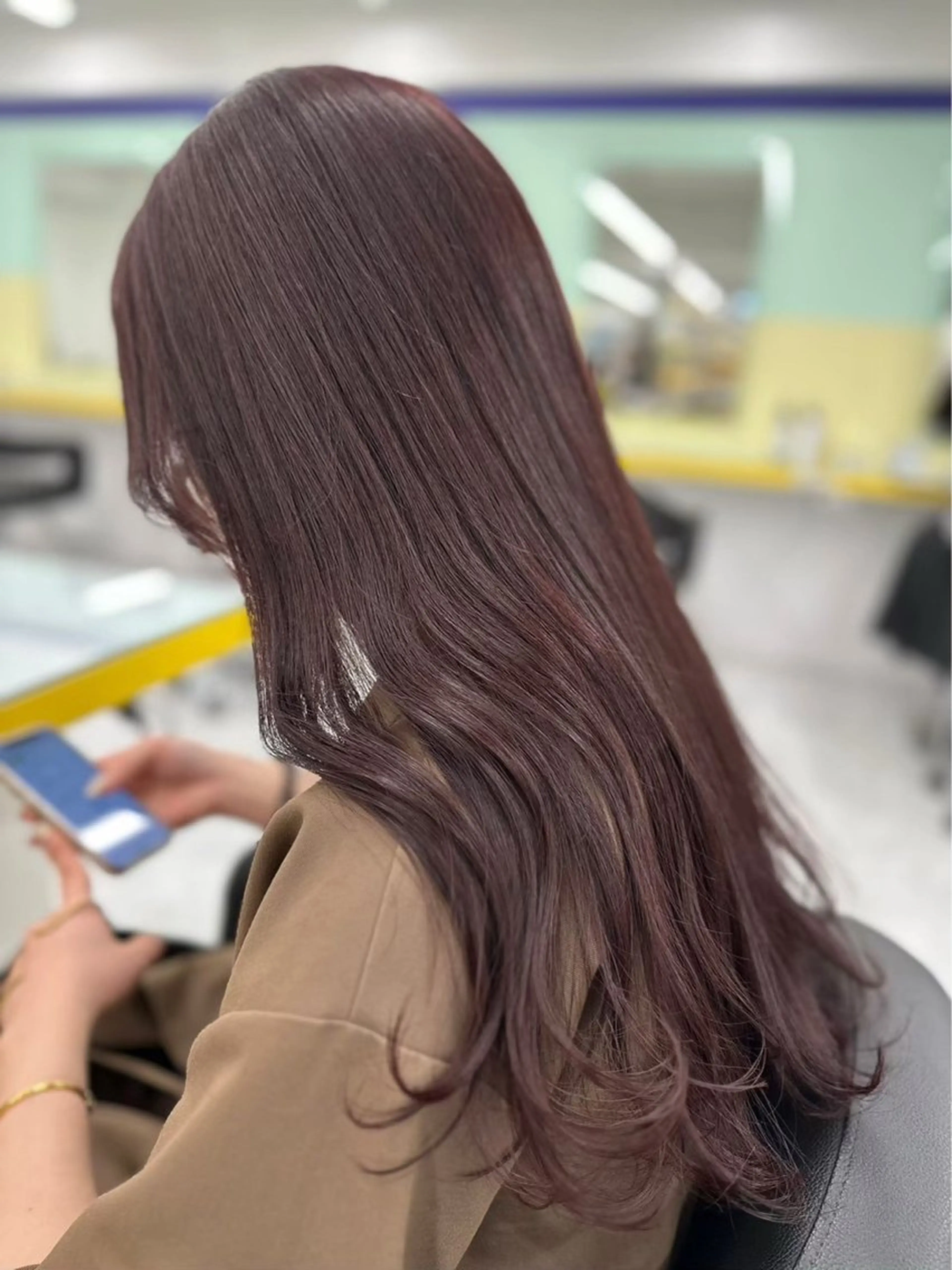 ロング カラー mao⭐️ 透明感カラー‎⭐️のヘアスタイル