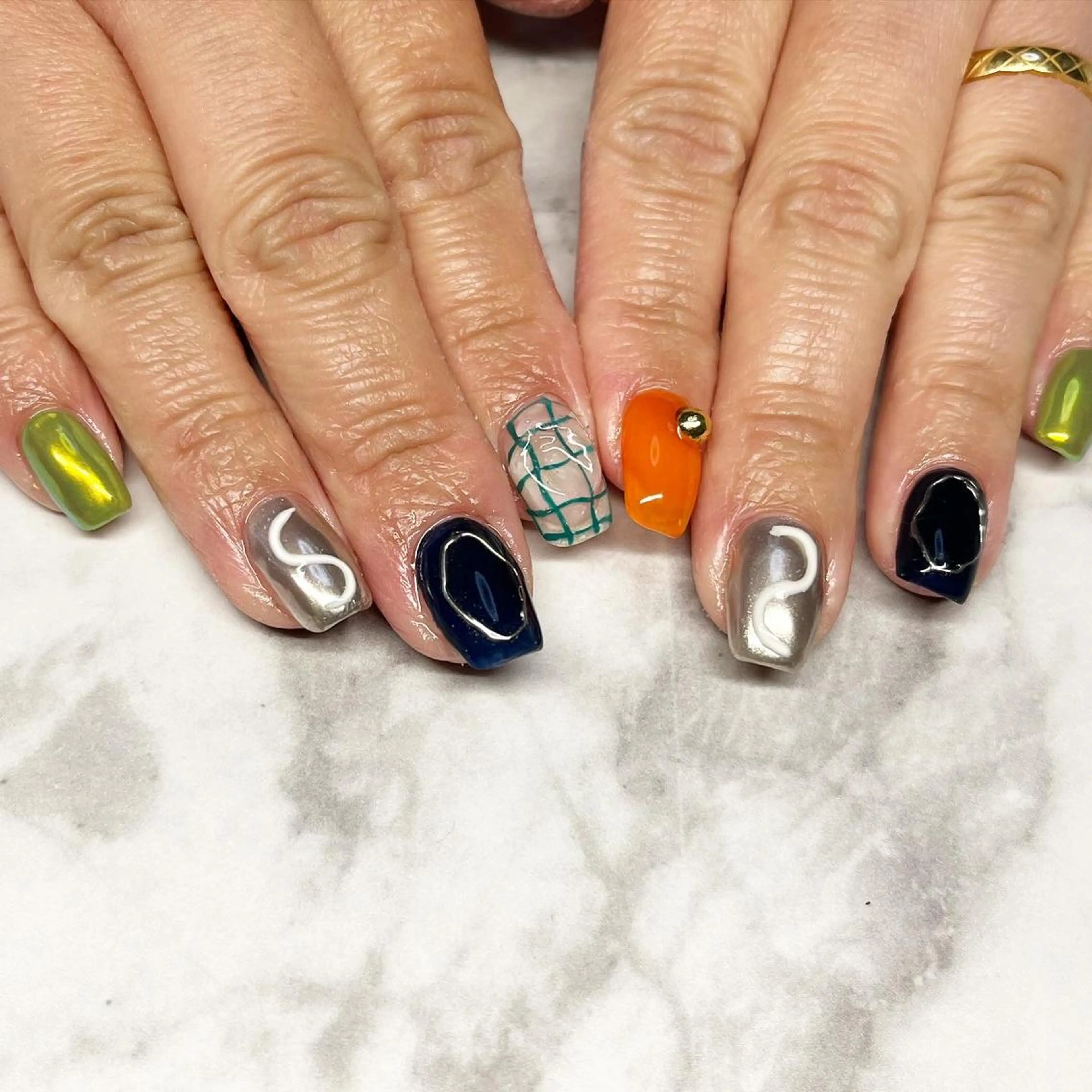 ネイル 持ち込み 587nail *のネイルデザイン