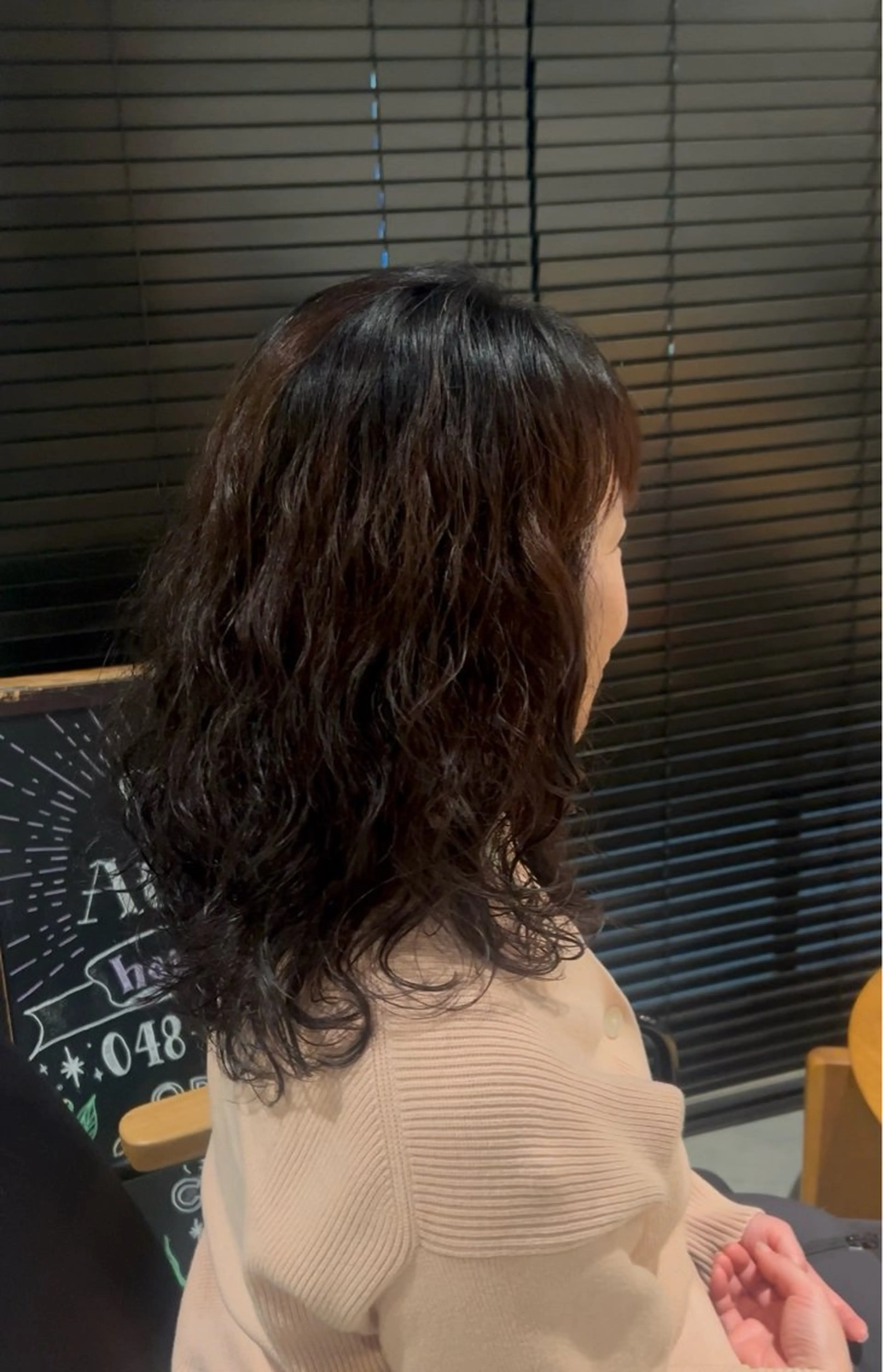 パーマ りお ブリーチカラーのヘアスタイル