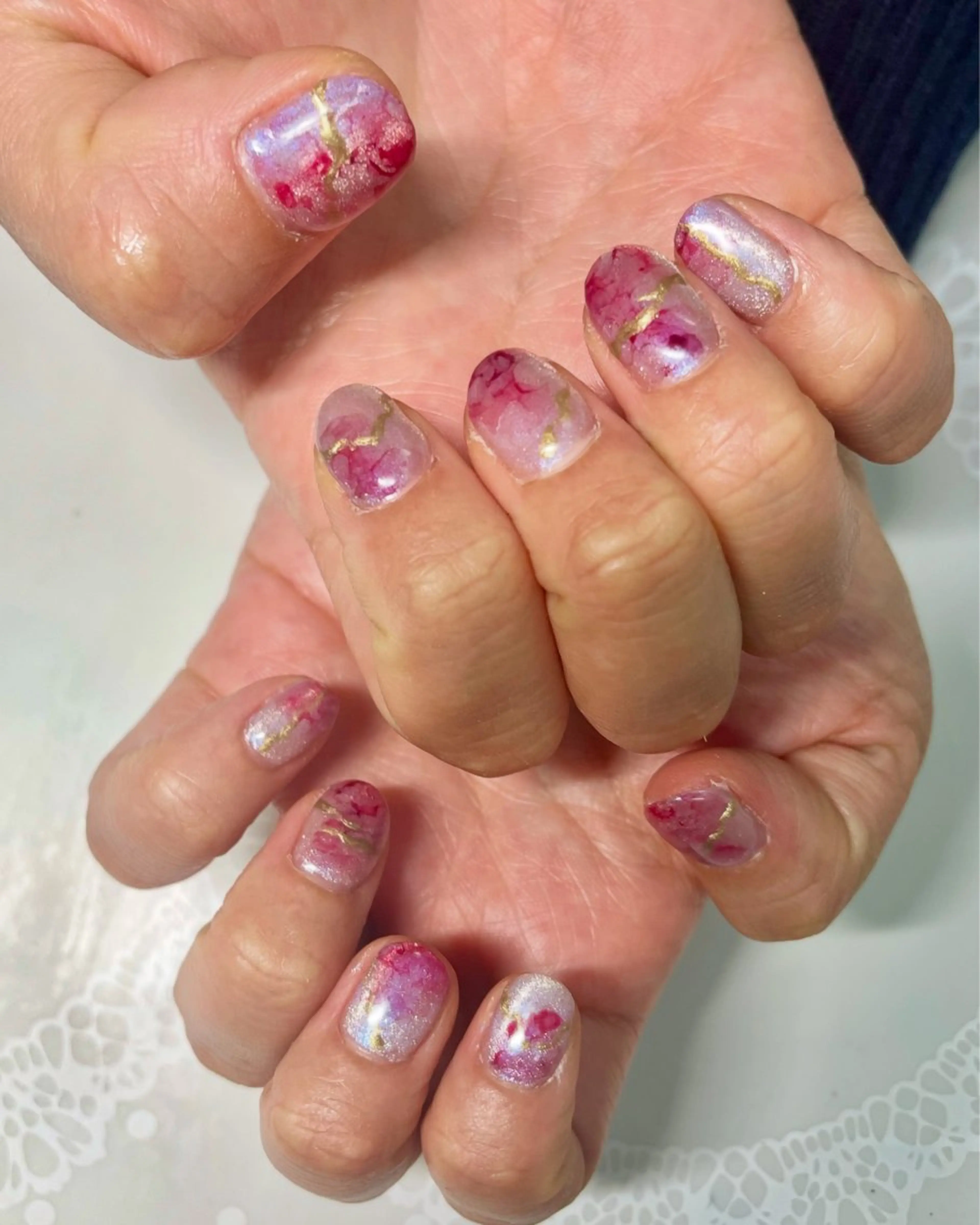 ネイル ハンドネイル 新宿ネイルサロン ジェミディローサ所属・新宿ネイルサロン ジェミディローサのネイルデザイン