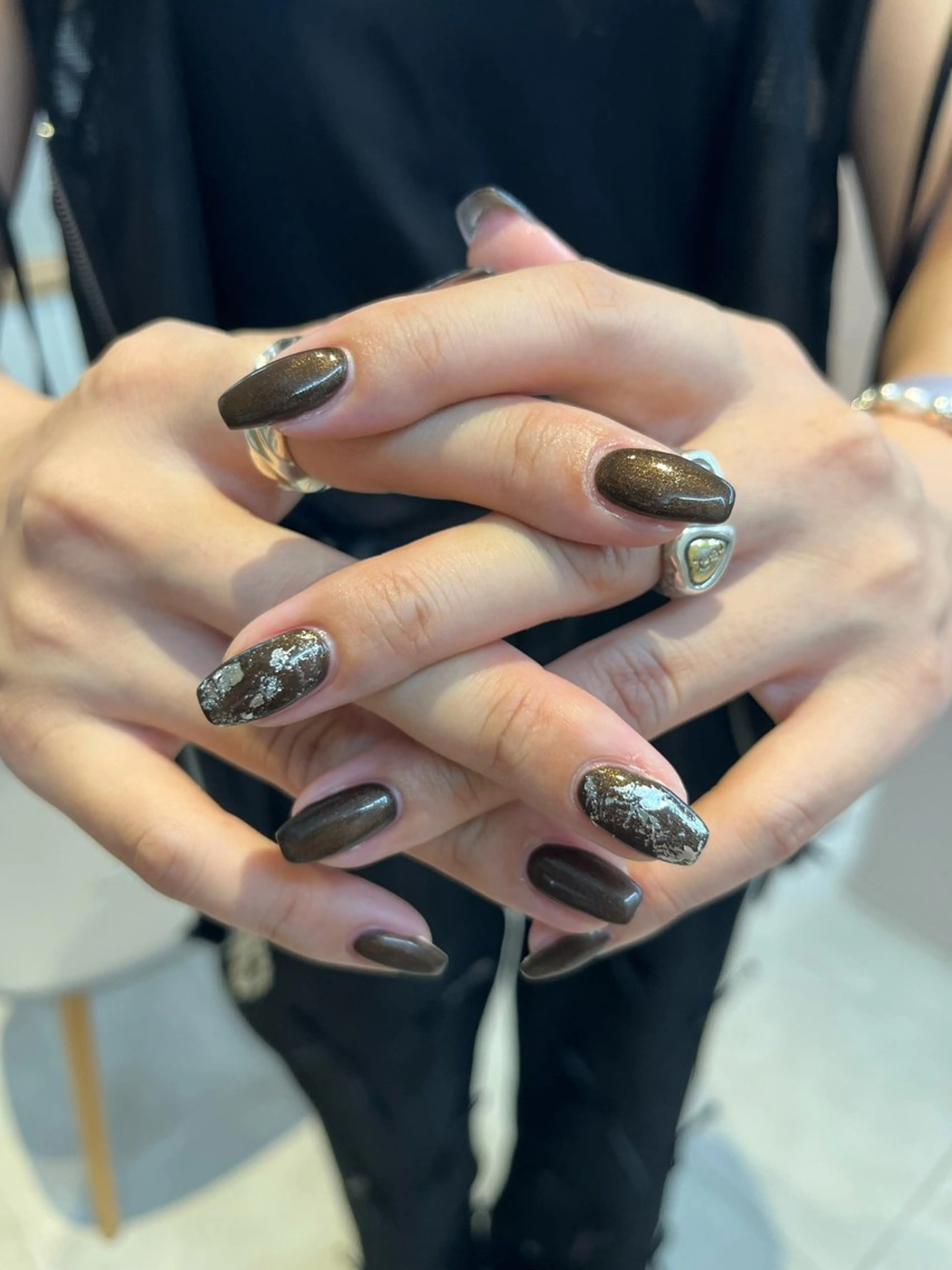 ネイル シルバー DEE nail ayame.Kのネイルデザイン
